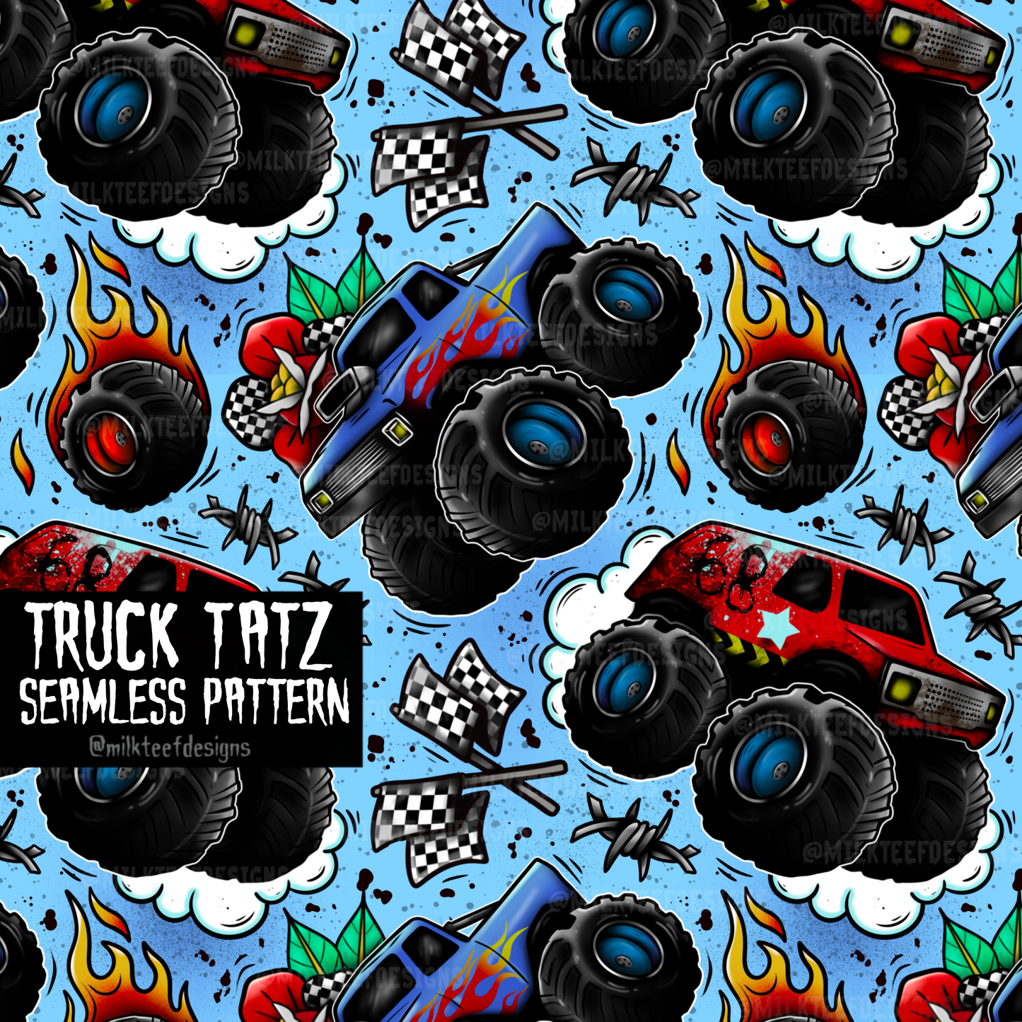 Truck Tatz / Seamless Patterns