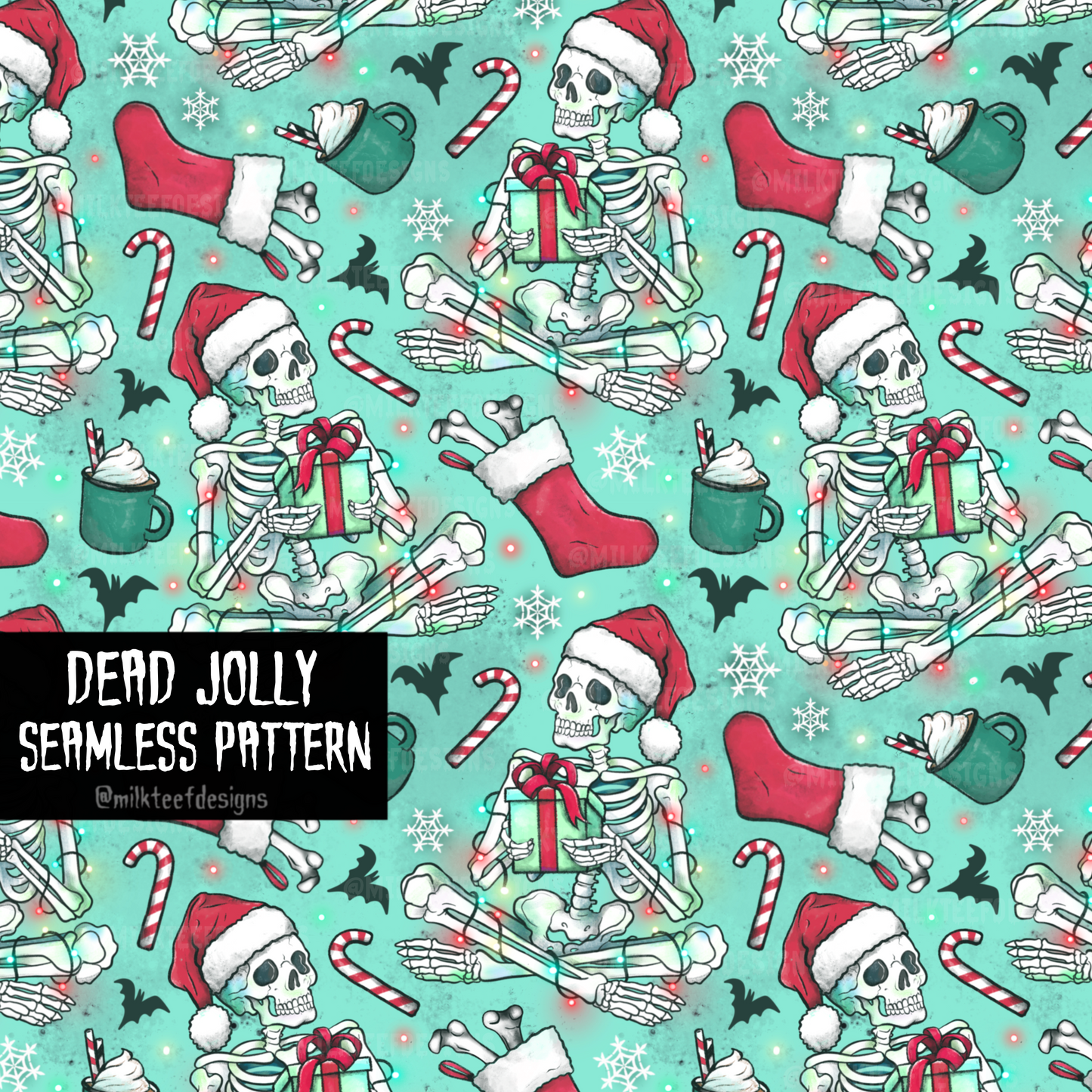 Dead Jolly / Seamless Pattern