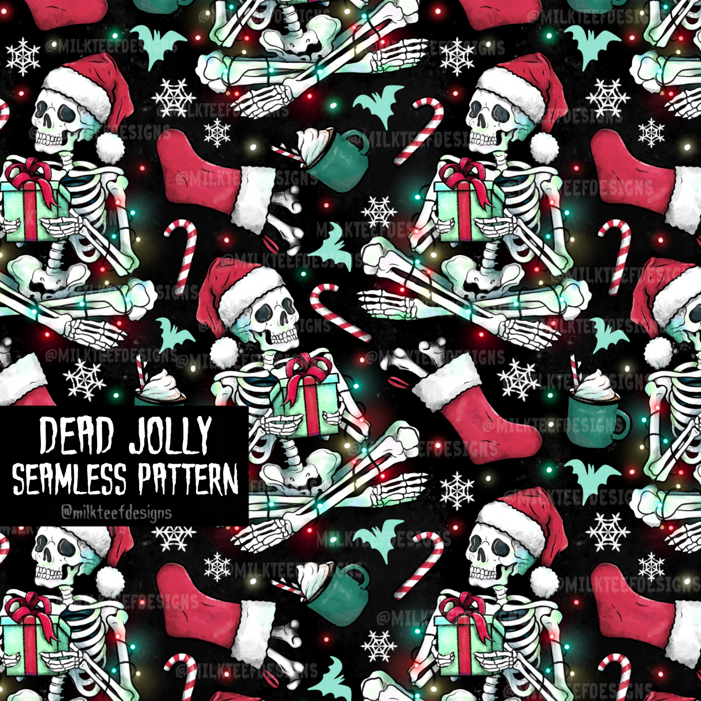 Dead Jolly / Seamless Pattern