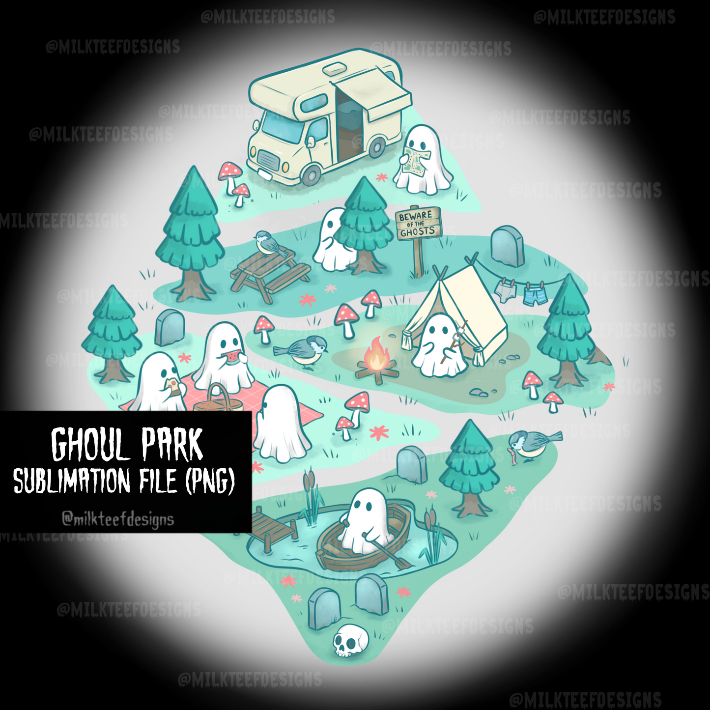 Ghoul Park / Sublimation Design