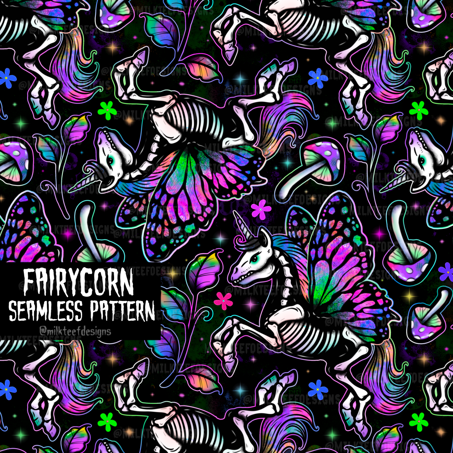 Fairycorn / Seamless Pattern