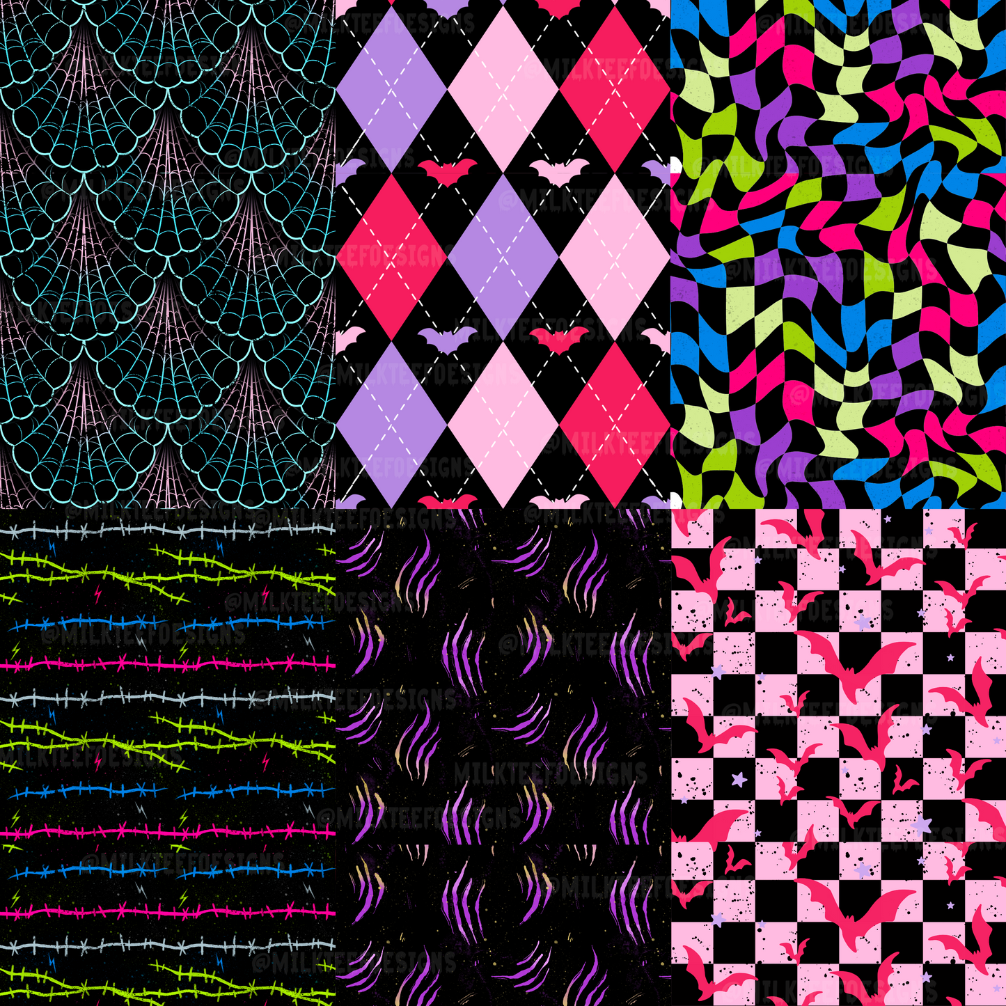 Monster Co-ords / Seamless Pattern