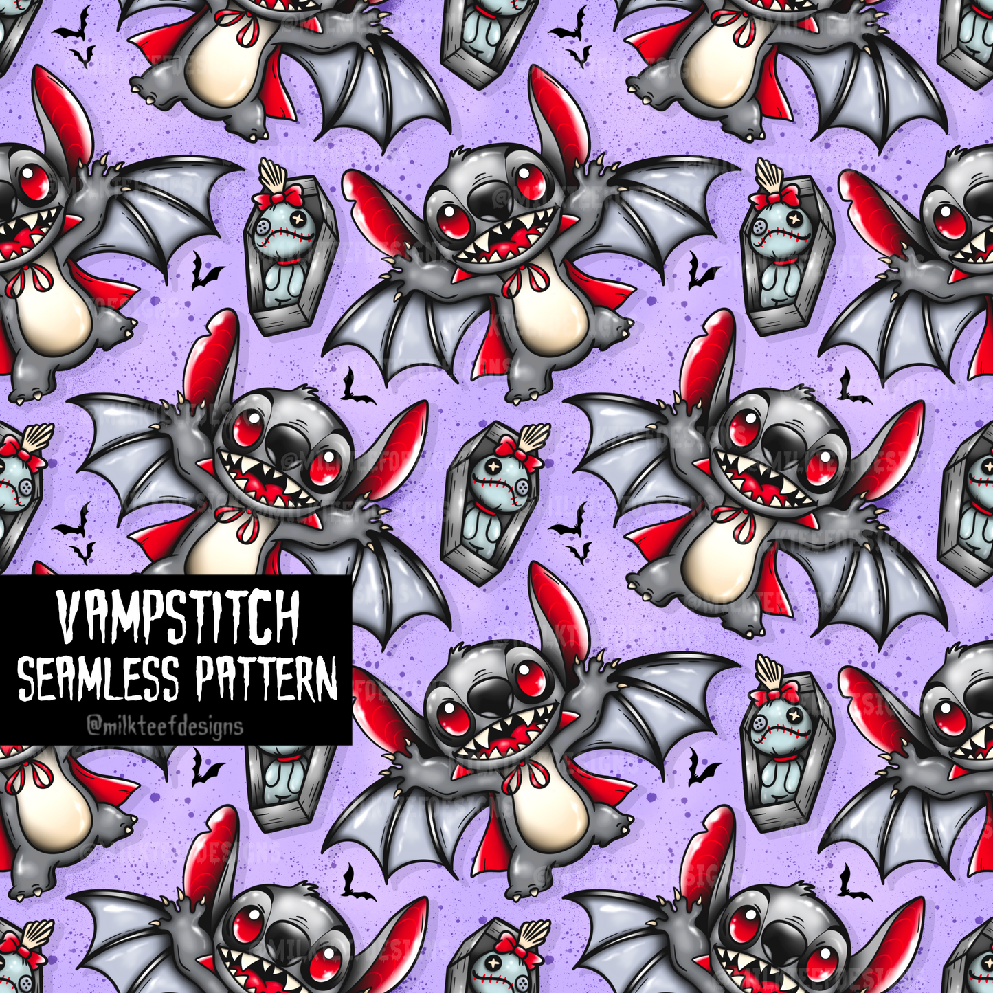 Vampstitch / Seamless Pattern
