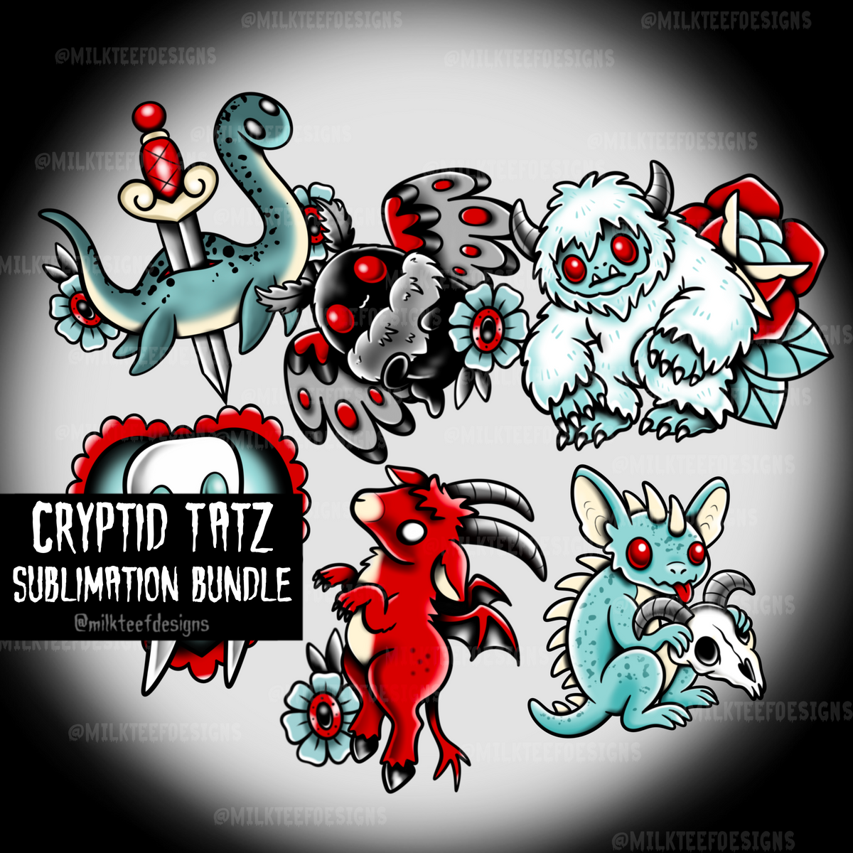 Cryptid Tatz / Sublimation Bundle (PNG)