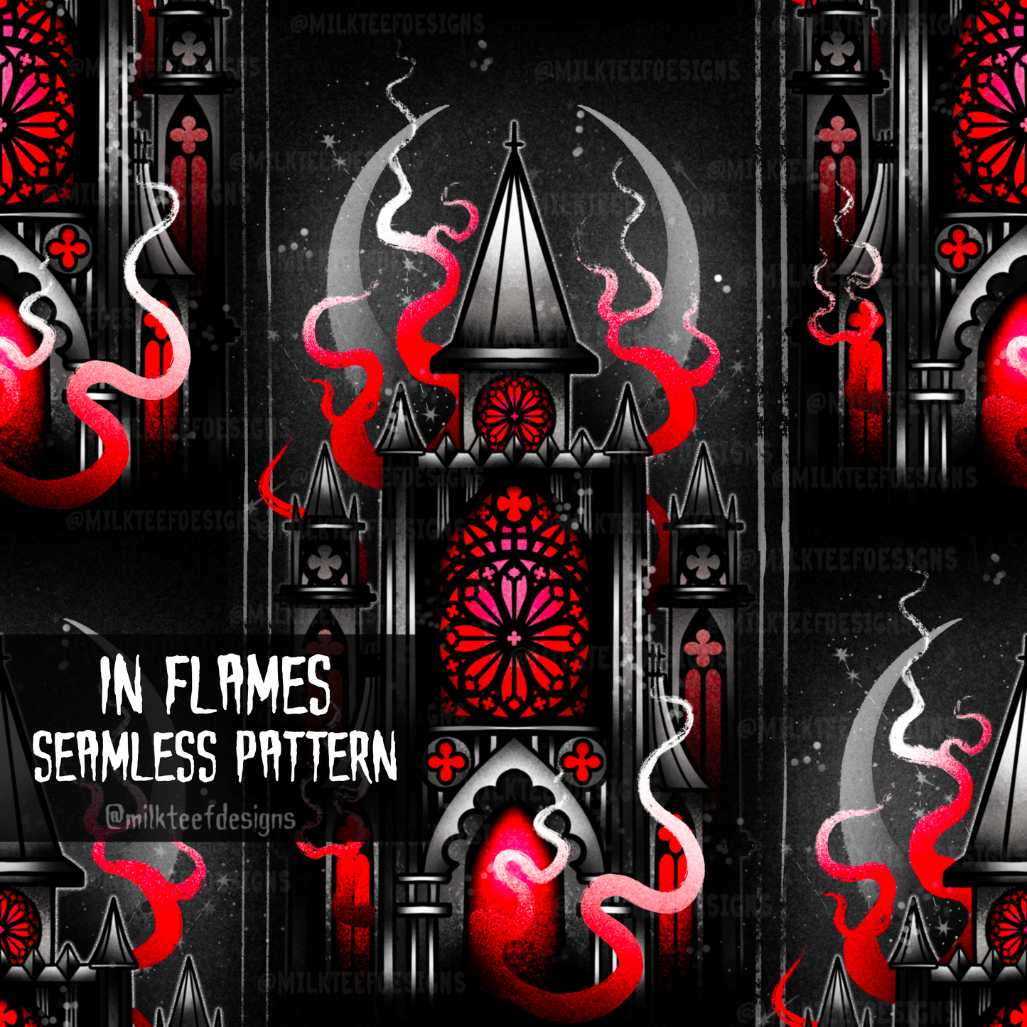 In Flames / Seamless Pattern