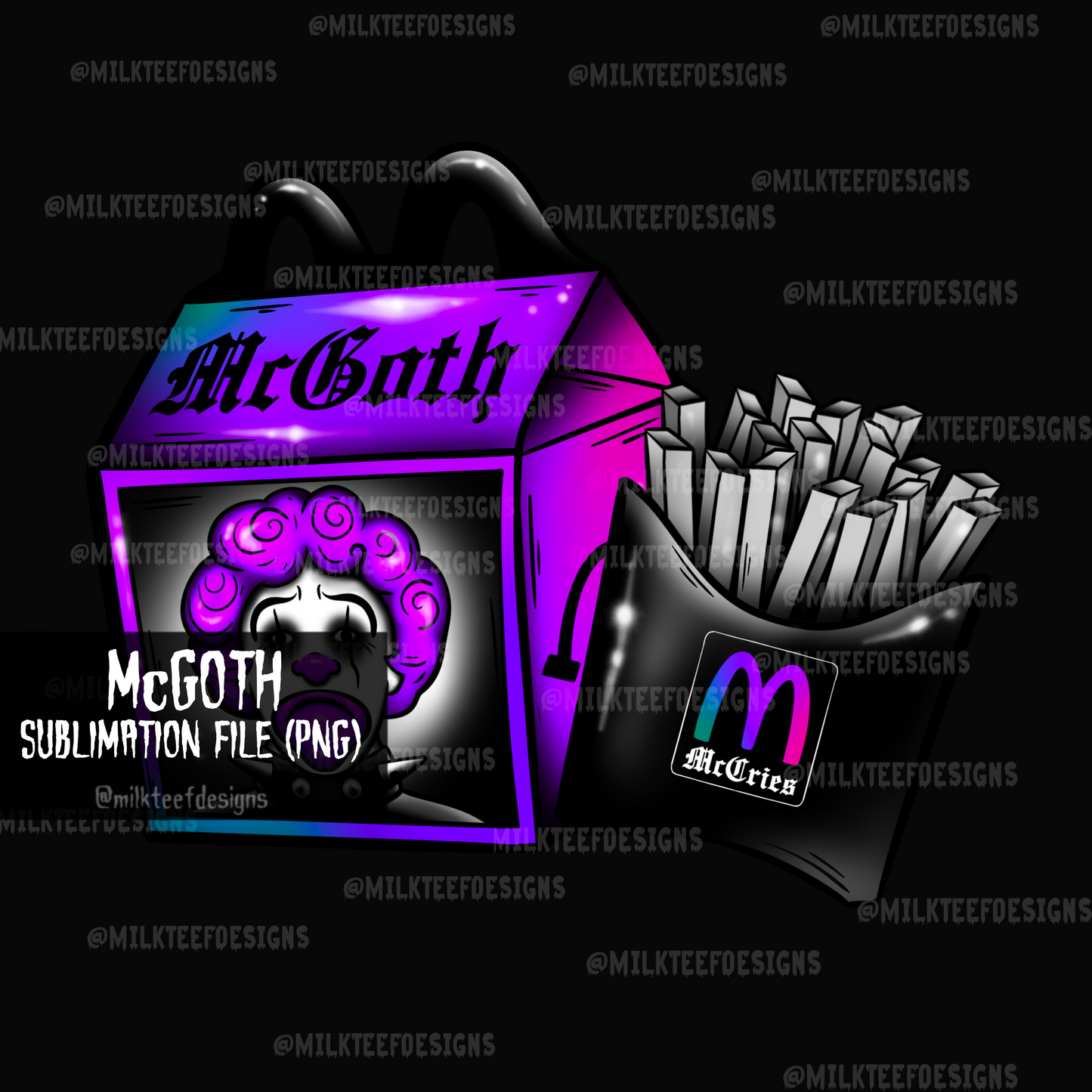 McGoth / Sublimation Design (PNG)