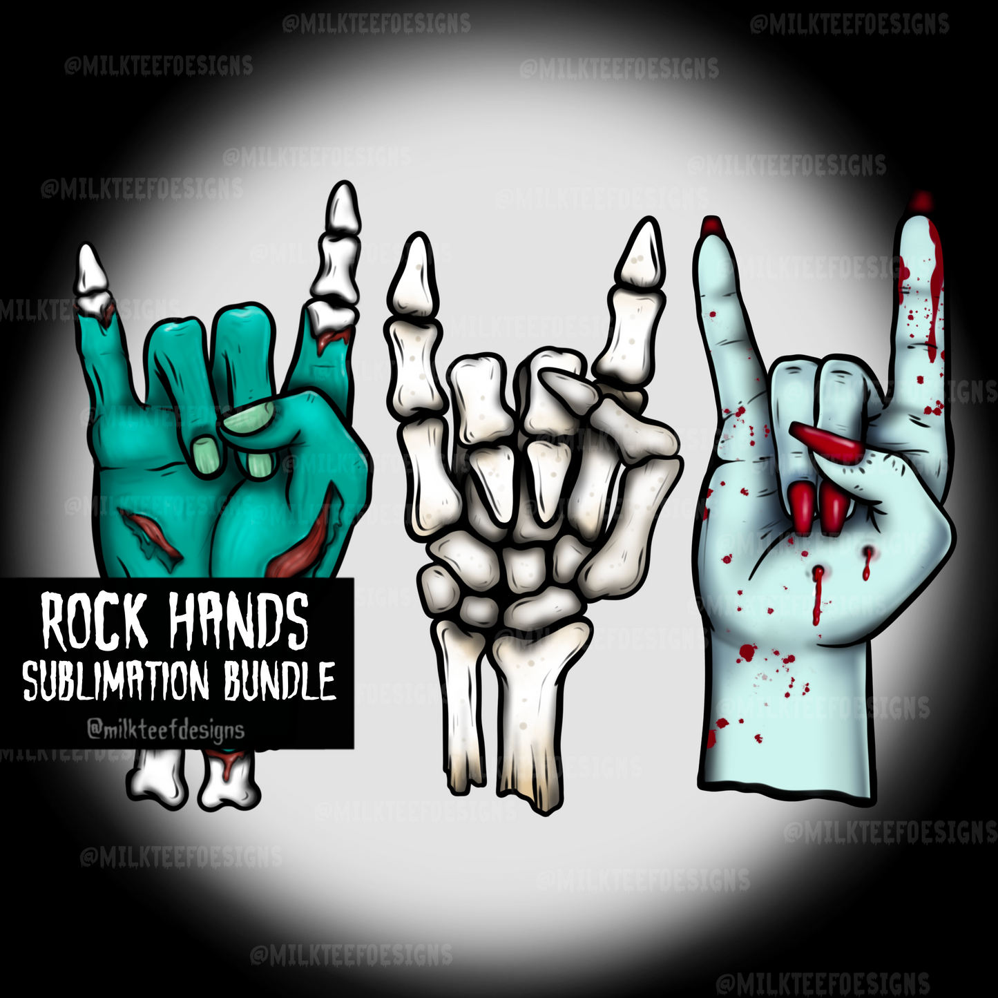 Rock Hands / Sublimation Bundle (PNG)