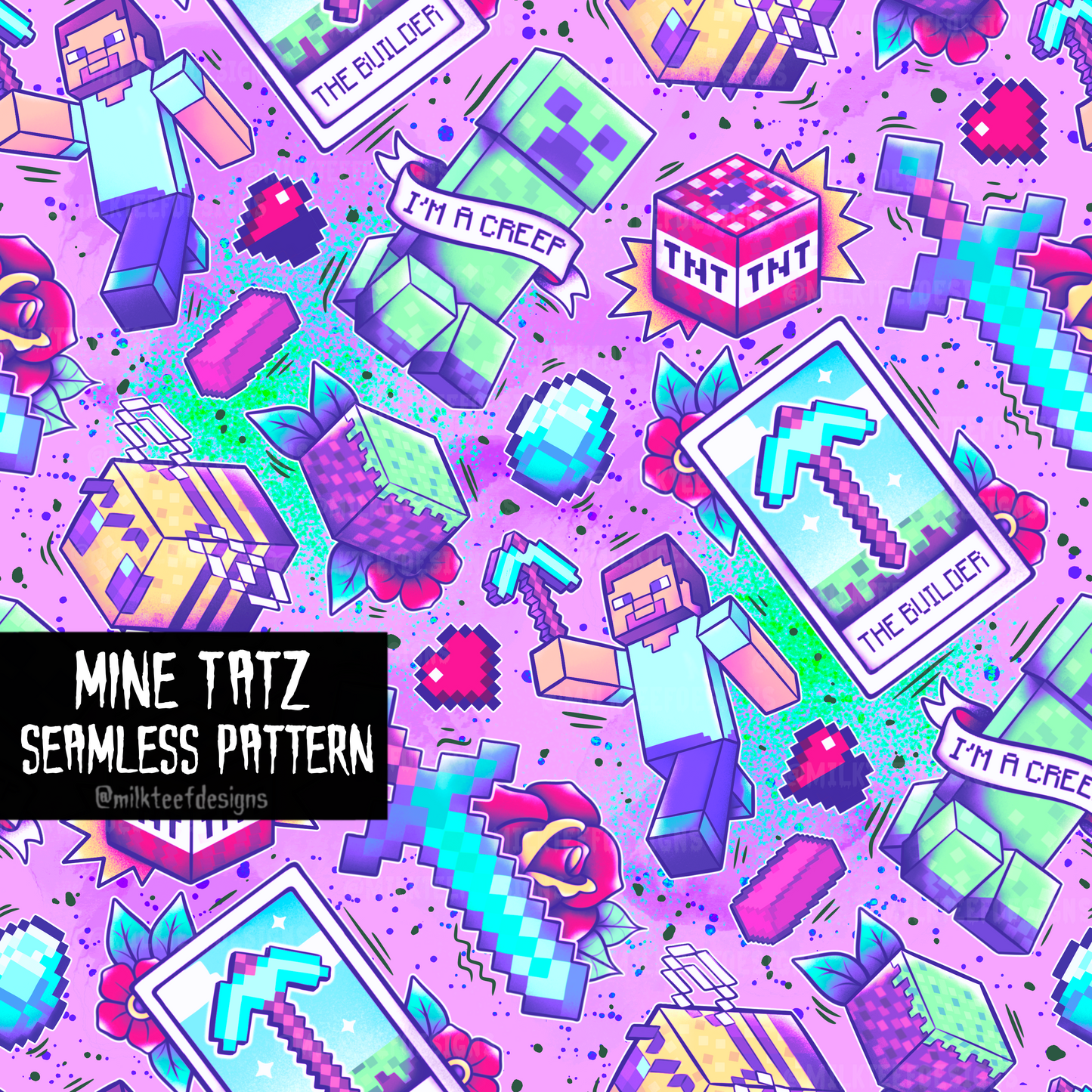 Mine Tatz / Seamless Pattern