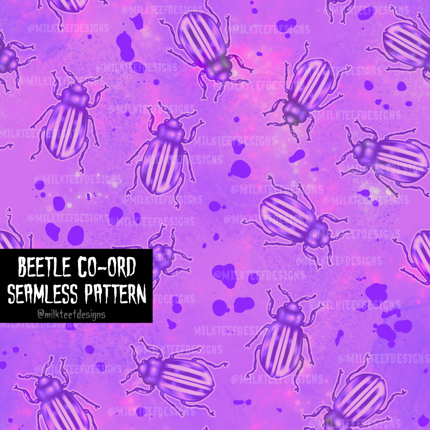Beetle Co-Ord / Seamless Pattern