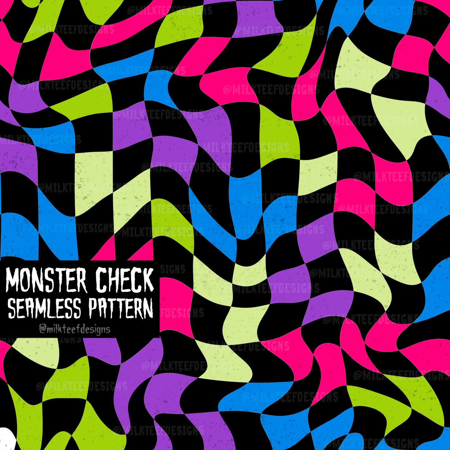 Monster Co-ords / Seamless Pattern
