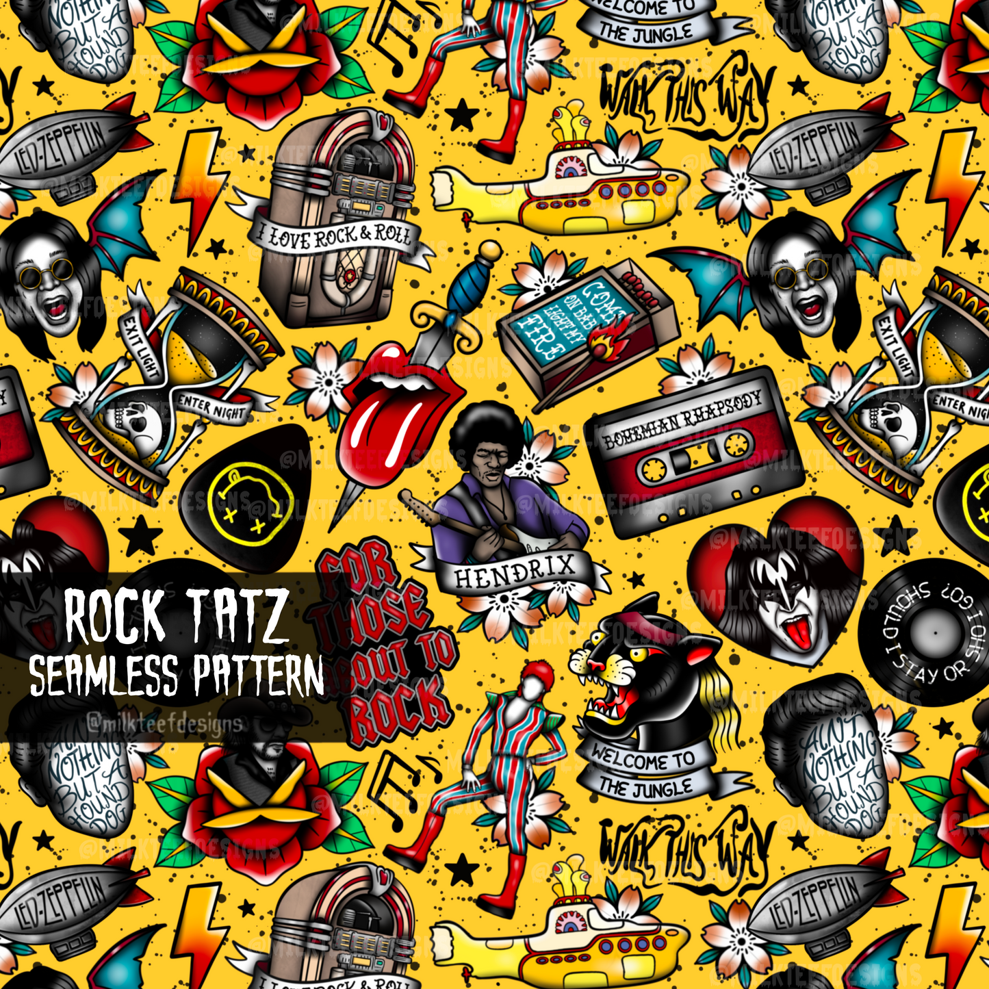 Rock Tatz / Seamless Patterns