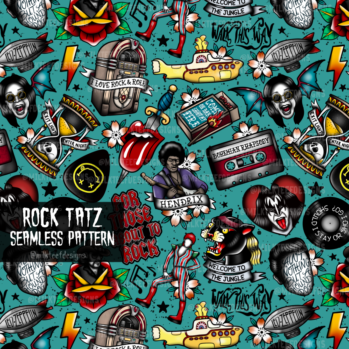 Rock Tatz / Seamless Patterns