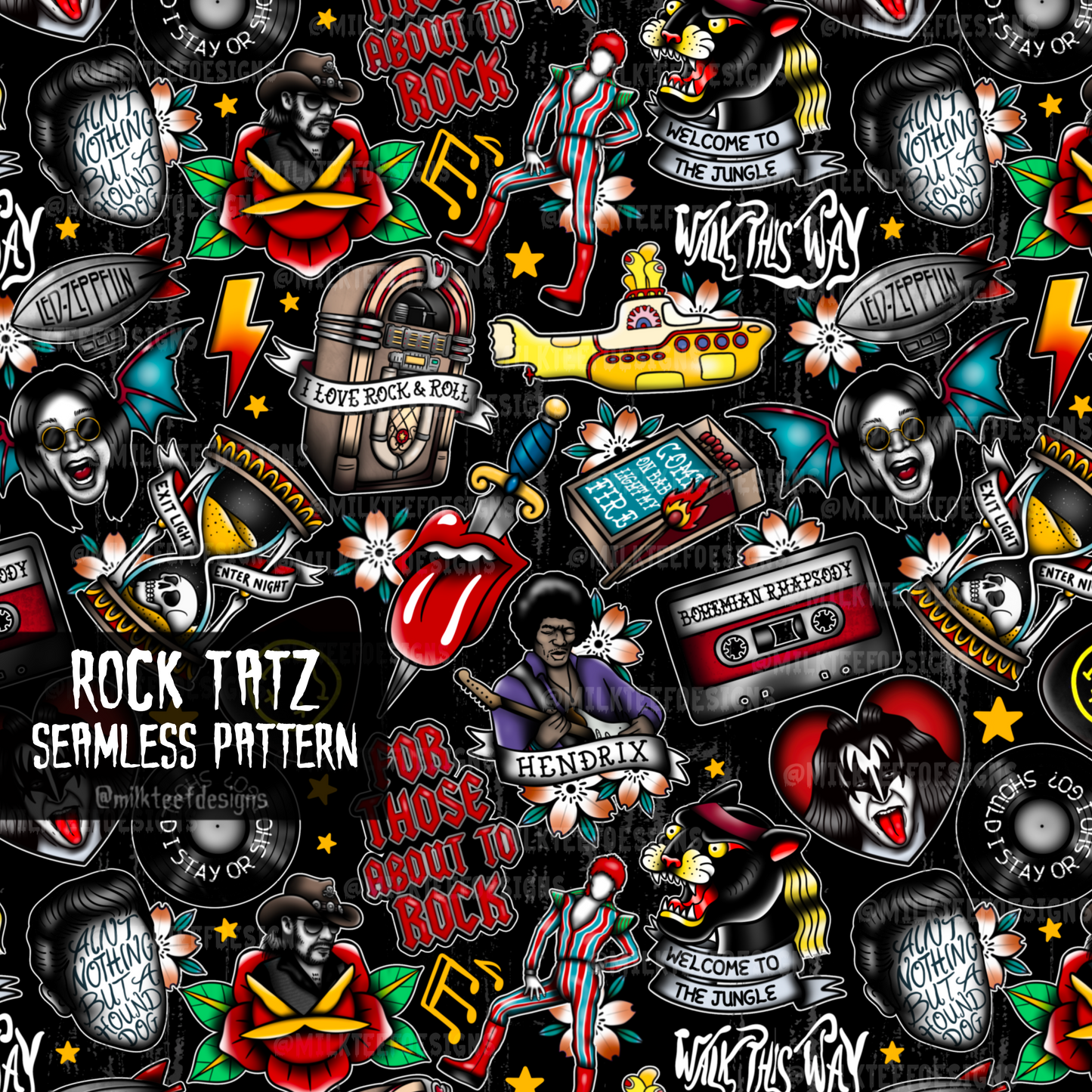 Rock Tatz / Seamless Patterns