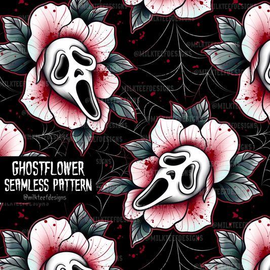 Ghostflower / Seamless Pattern