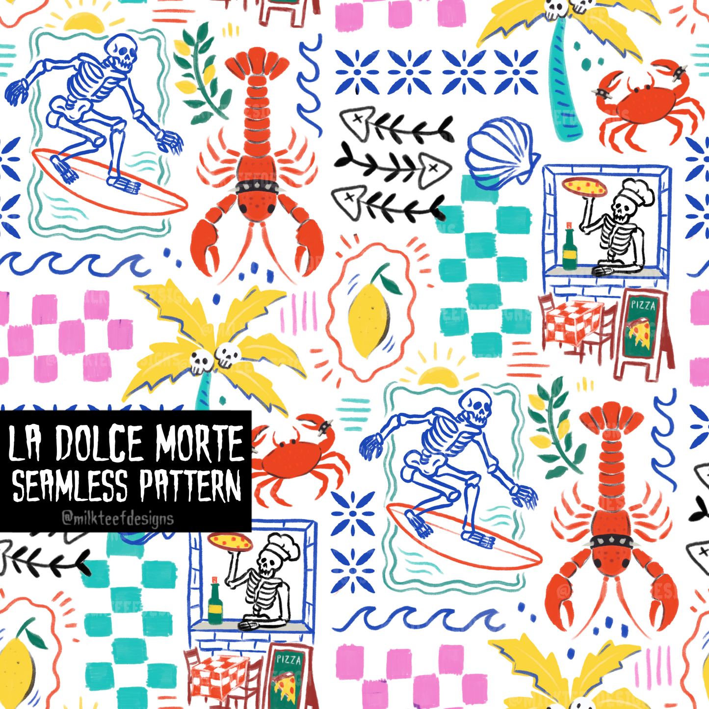 La Dolce Morte / Seamless Pattern