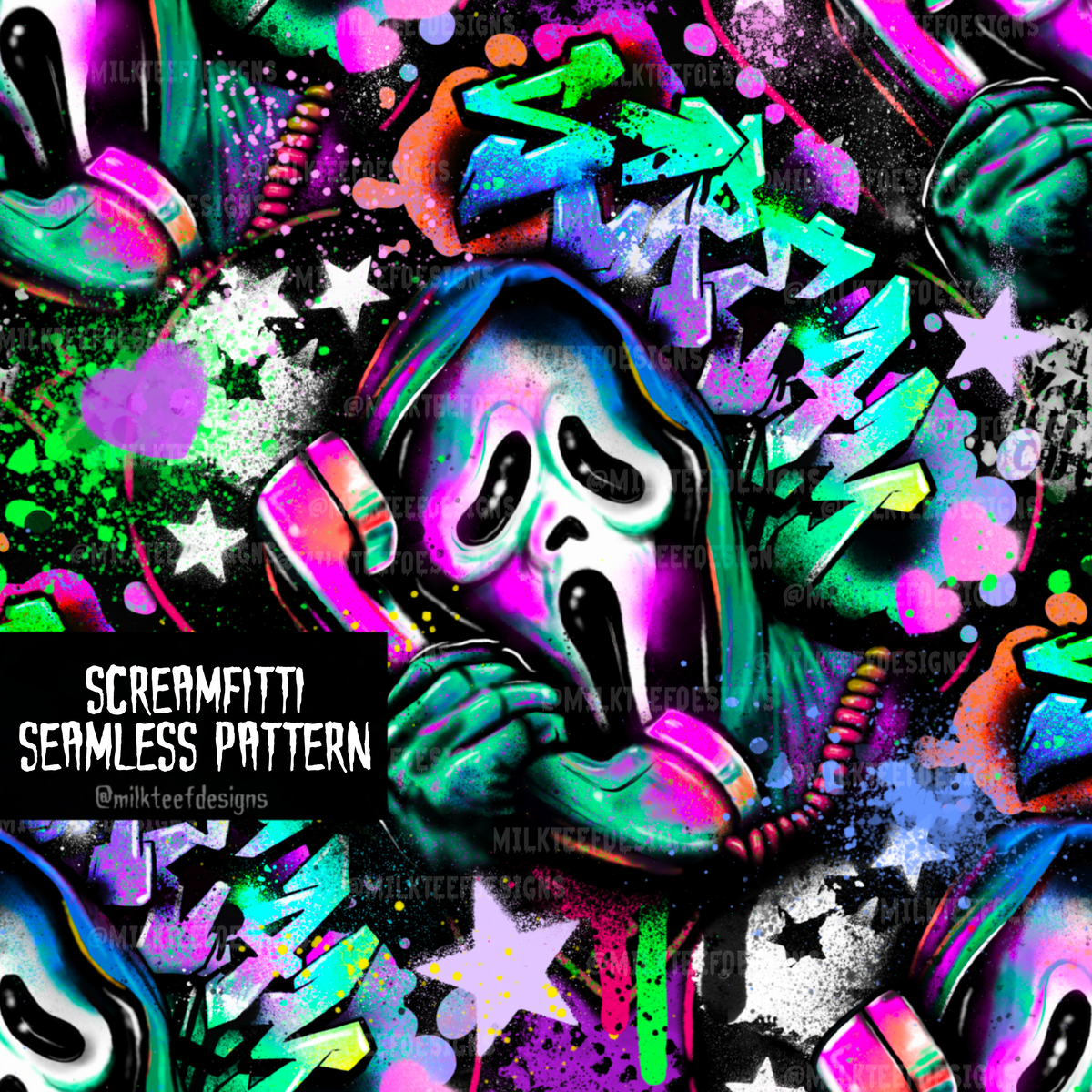 Screamfitti / Seamless Pattern