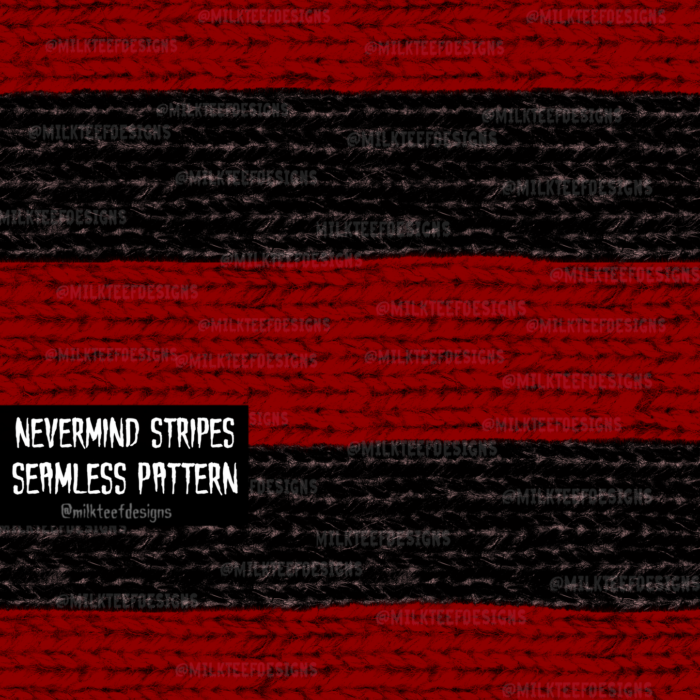 Nevermind Stripes / Seamless Pattern