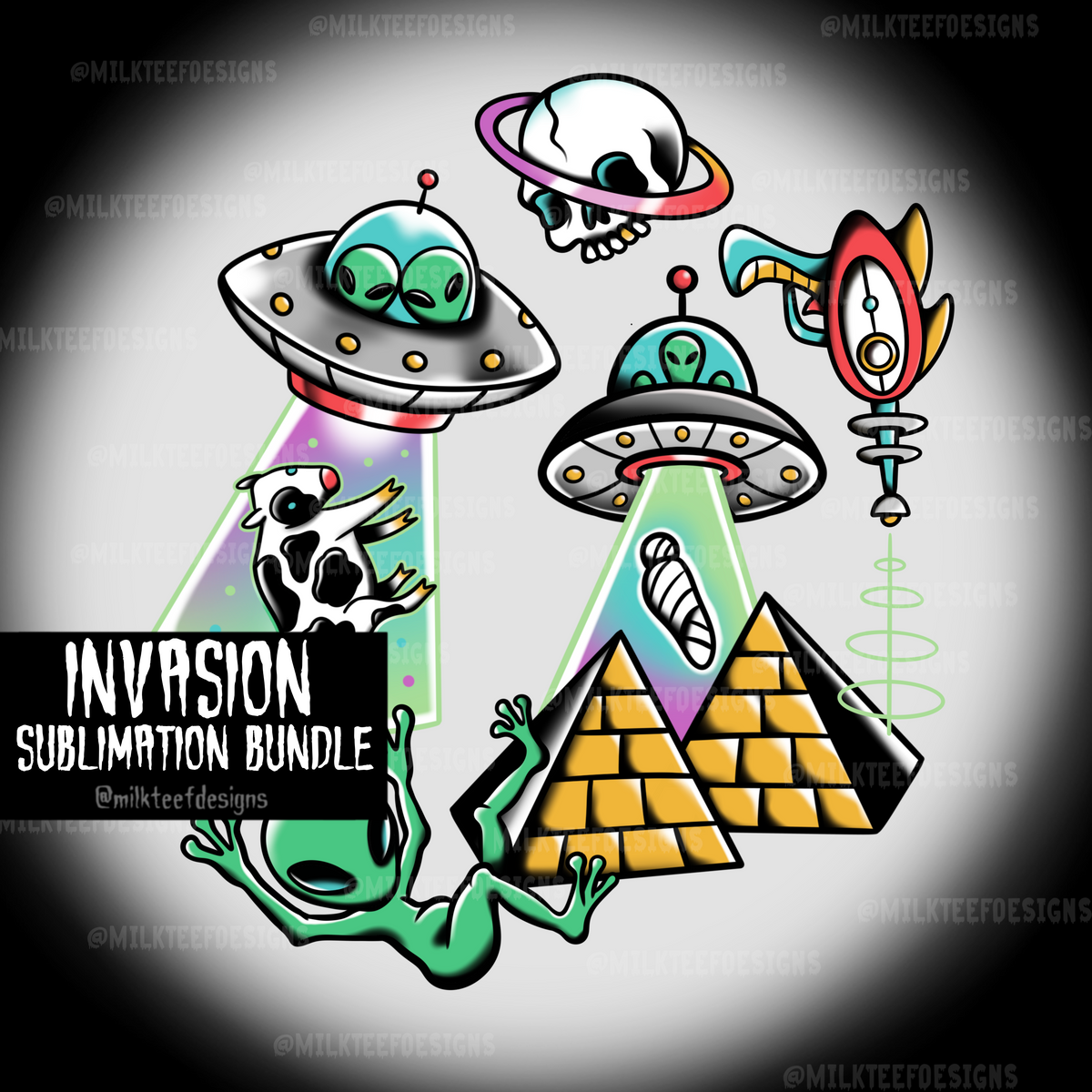 Invasion / Sublimation Bundle (PNG)