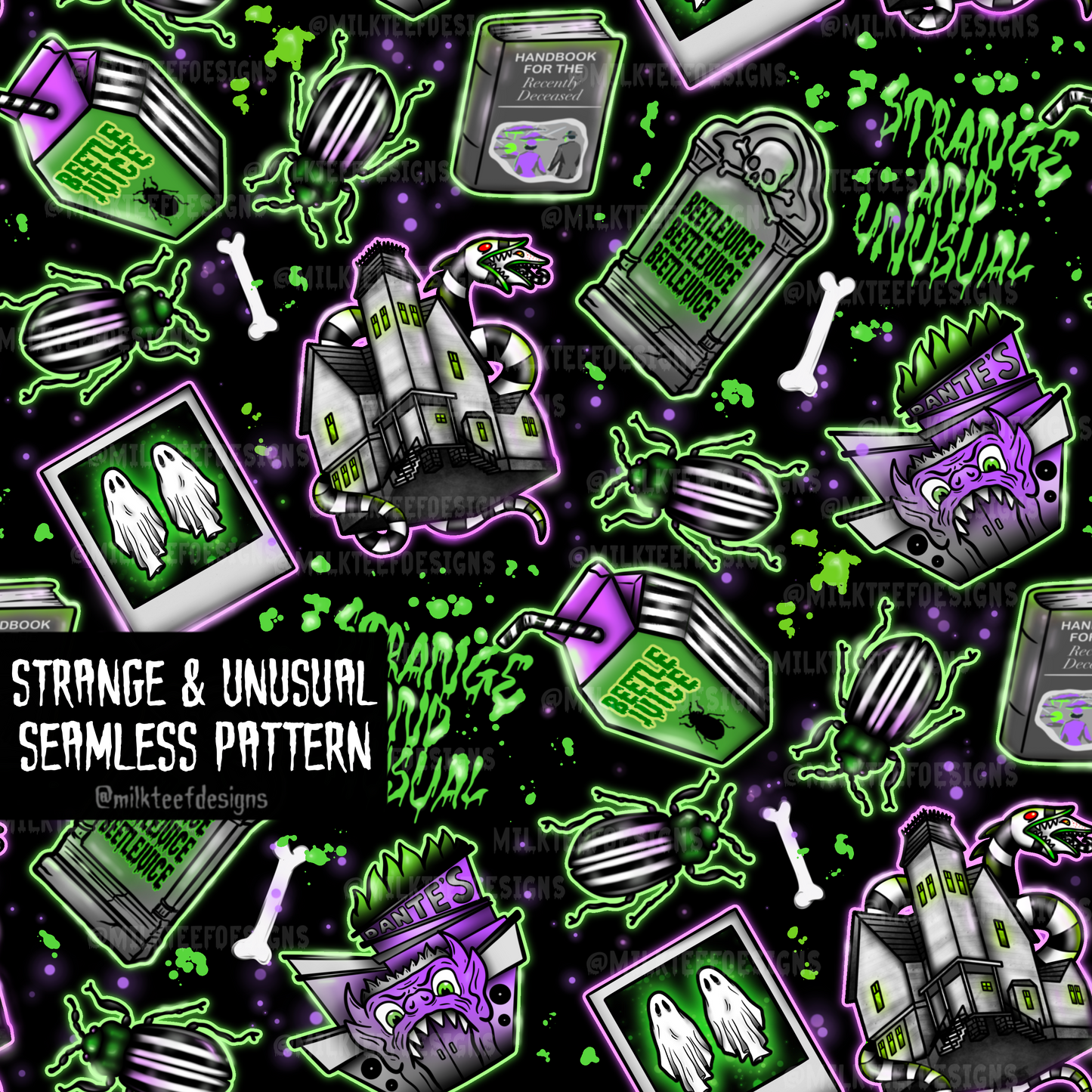 Strange & Unusual / Seamless Pattern