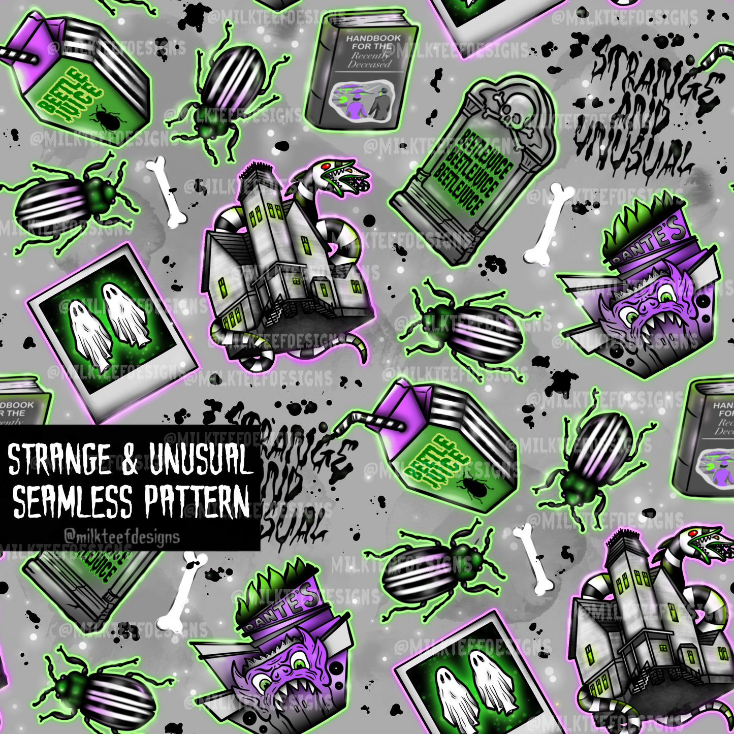 Strange & Unusual / Seamless Pattern