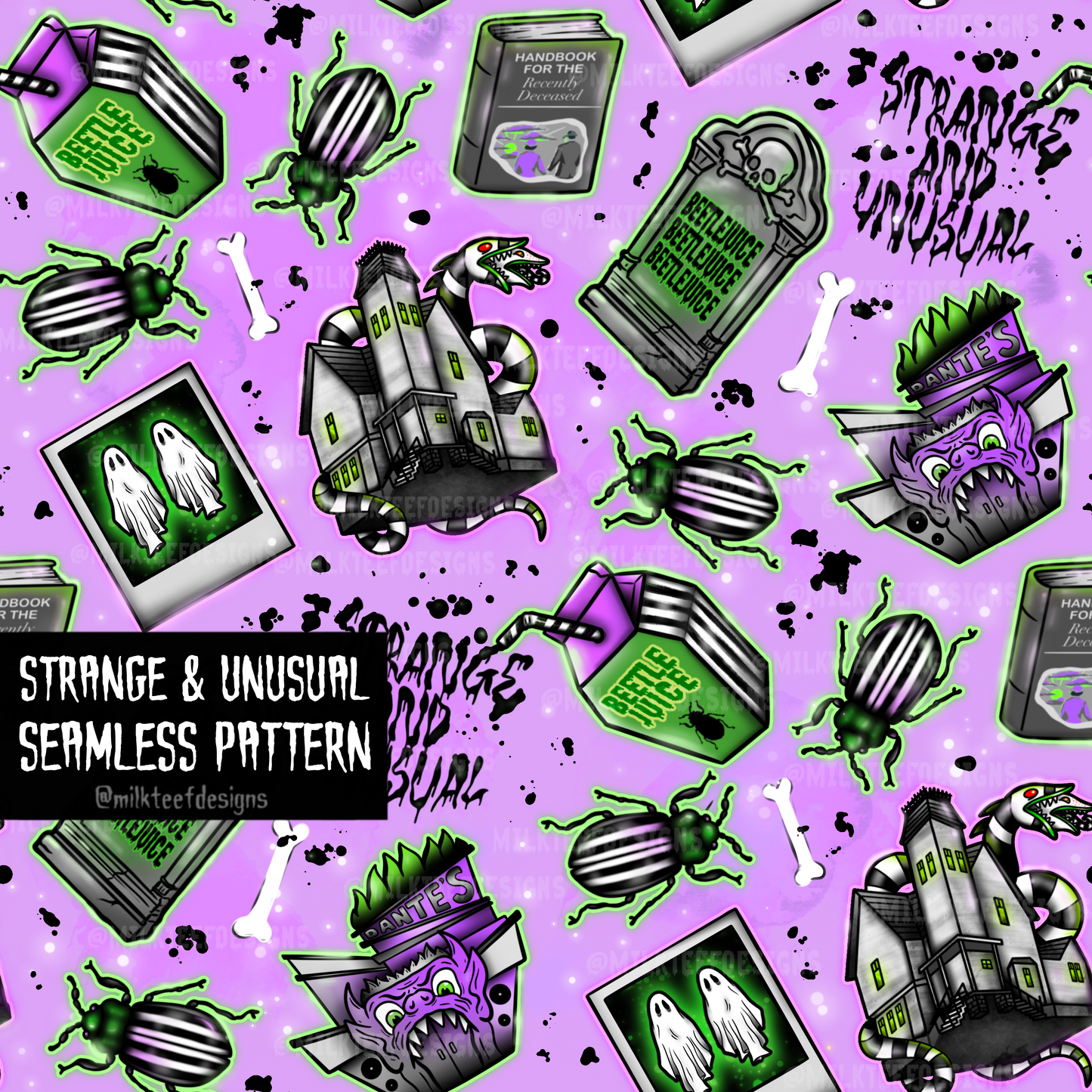 Strange & Unusual / Seamless Pattern