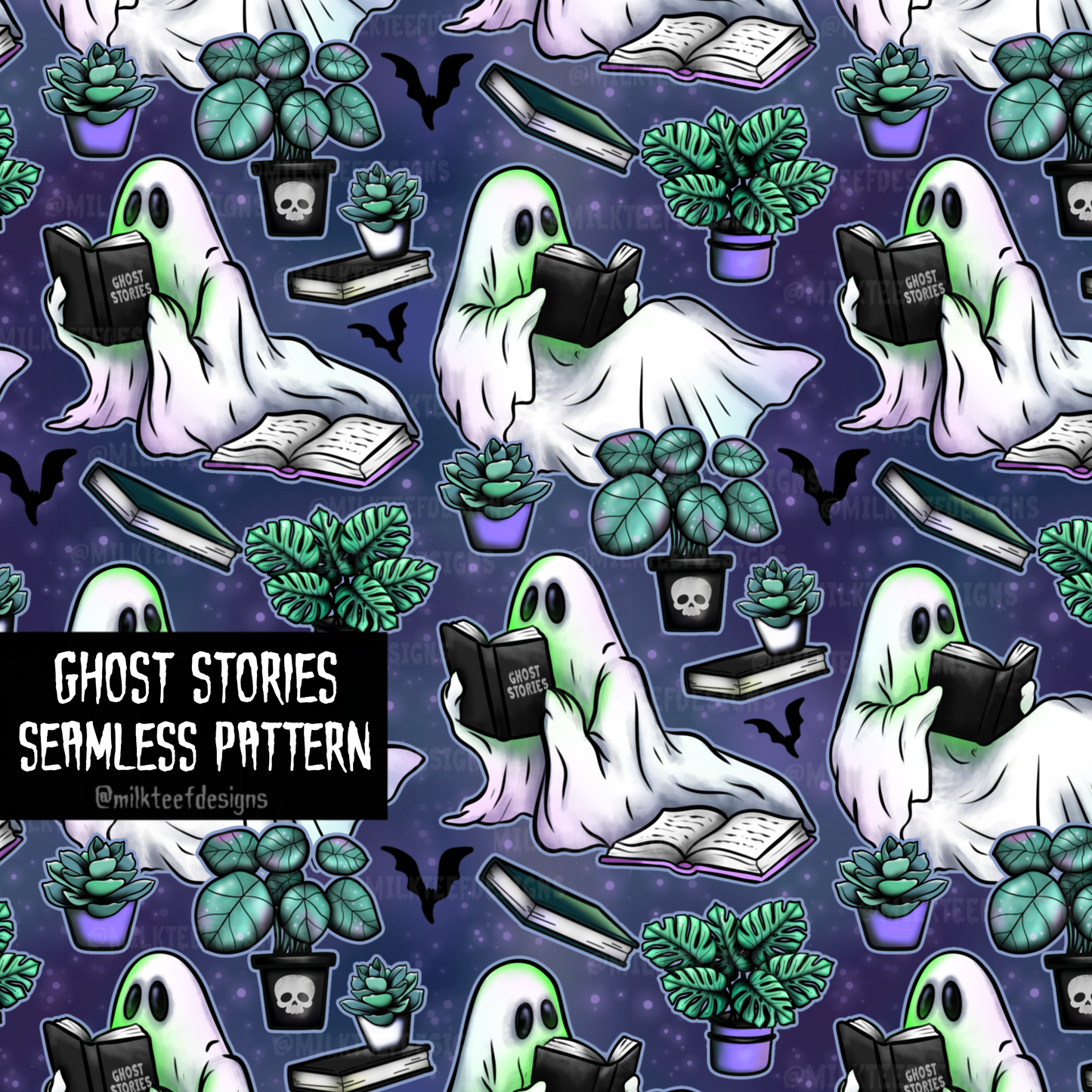 Ghost Stories / Seamless Pattern