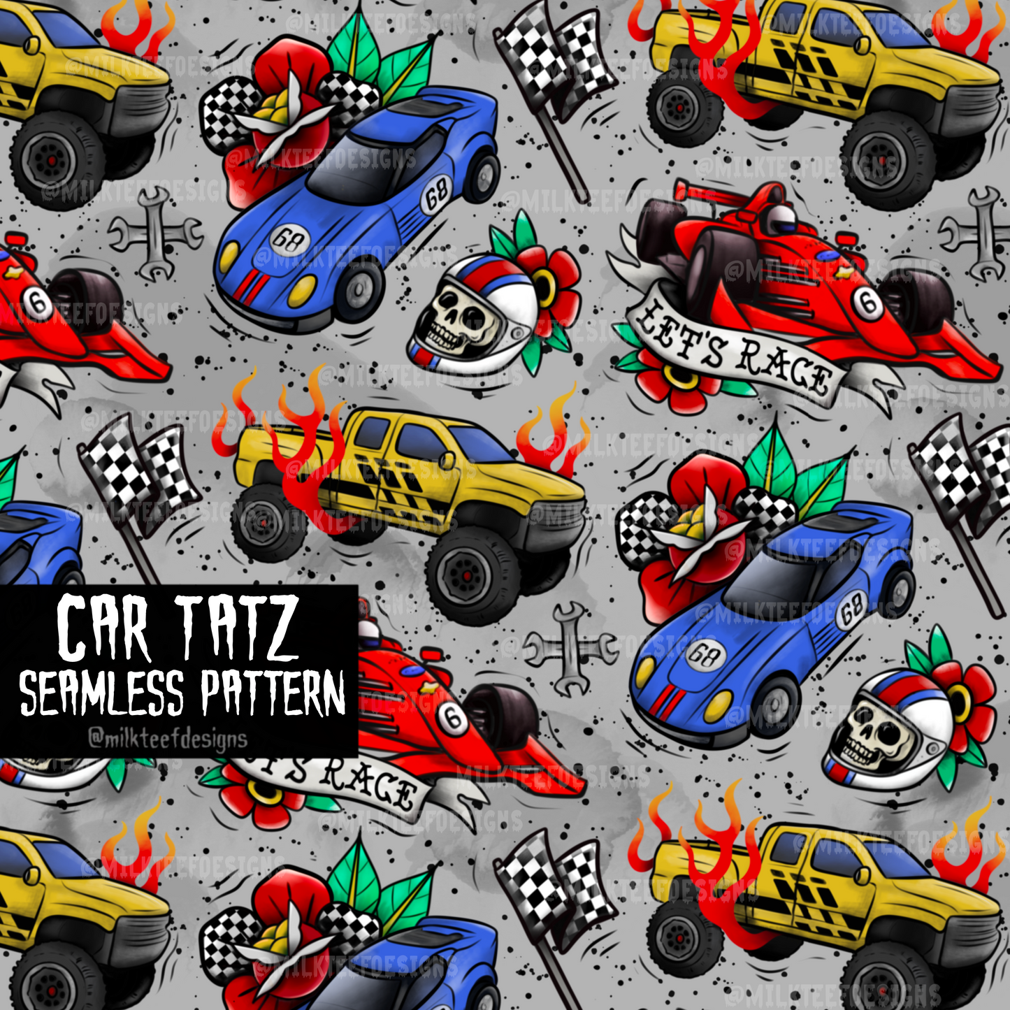 Car Tatz / Seamless Patterns