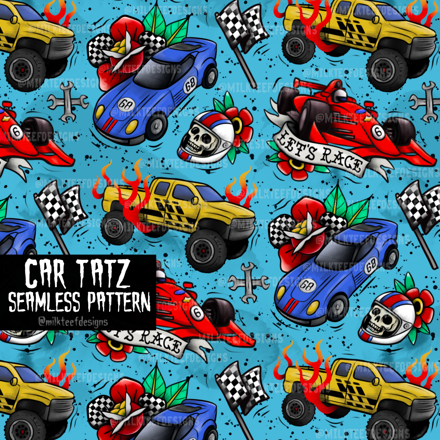Car Tatz / Seamless Patterns