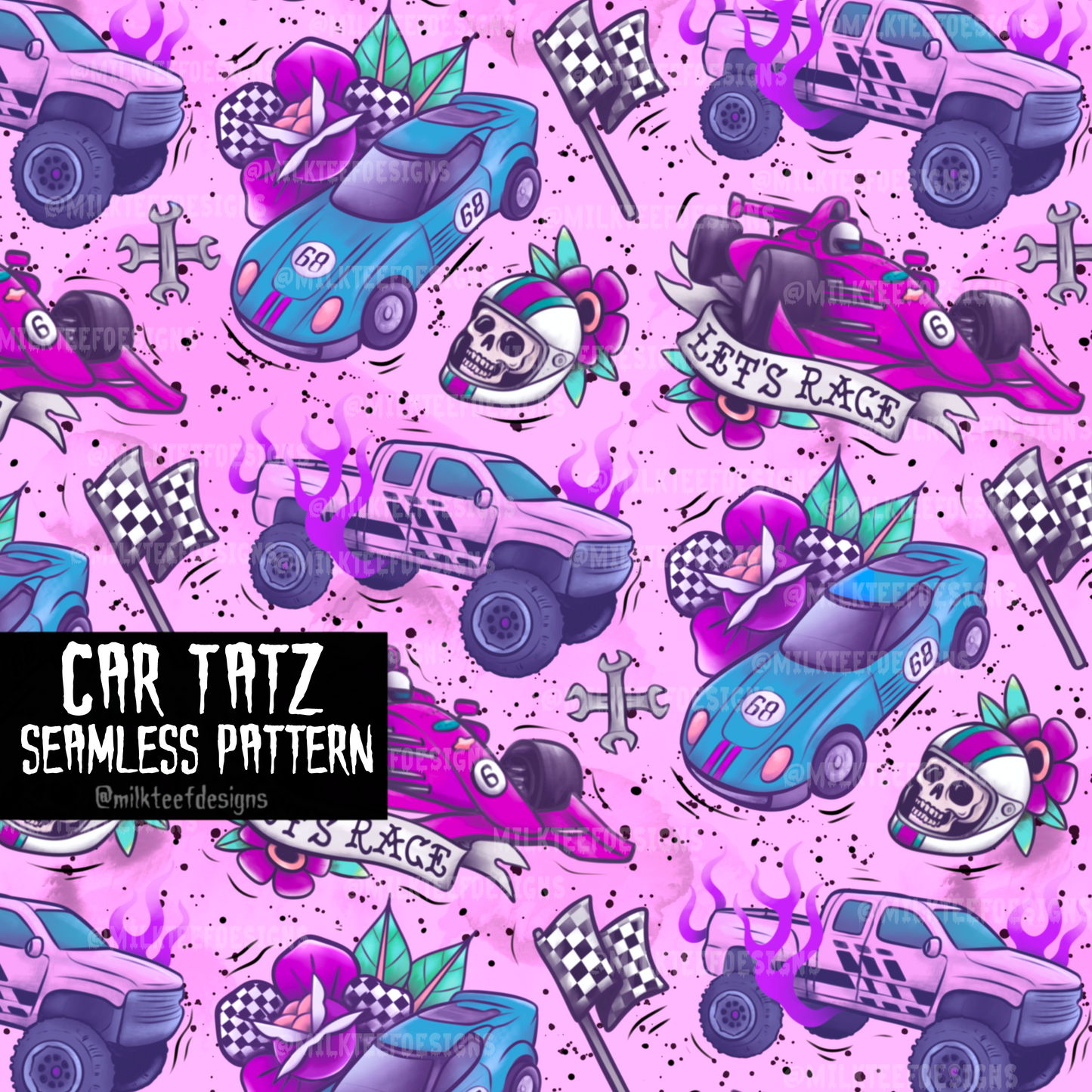Car Tatz / Seamless Patterns
