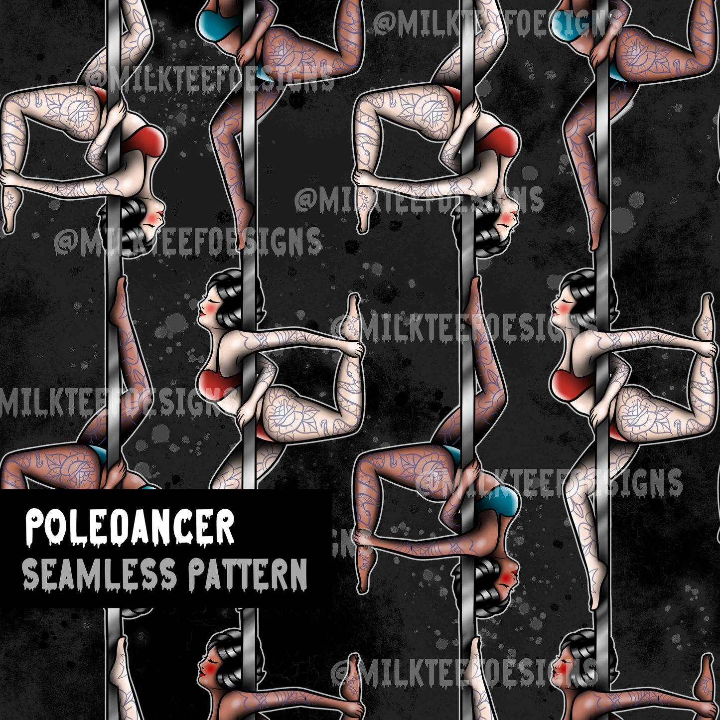 Poledancer / Seamless Patterns