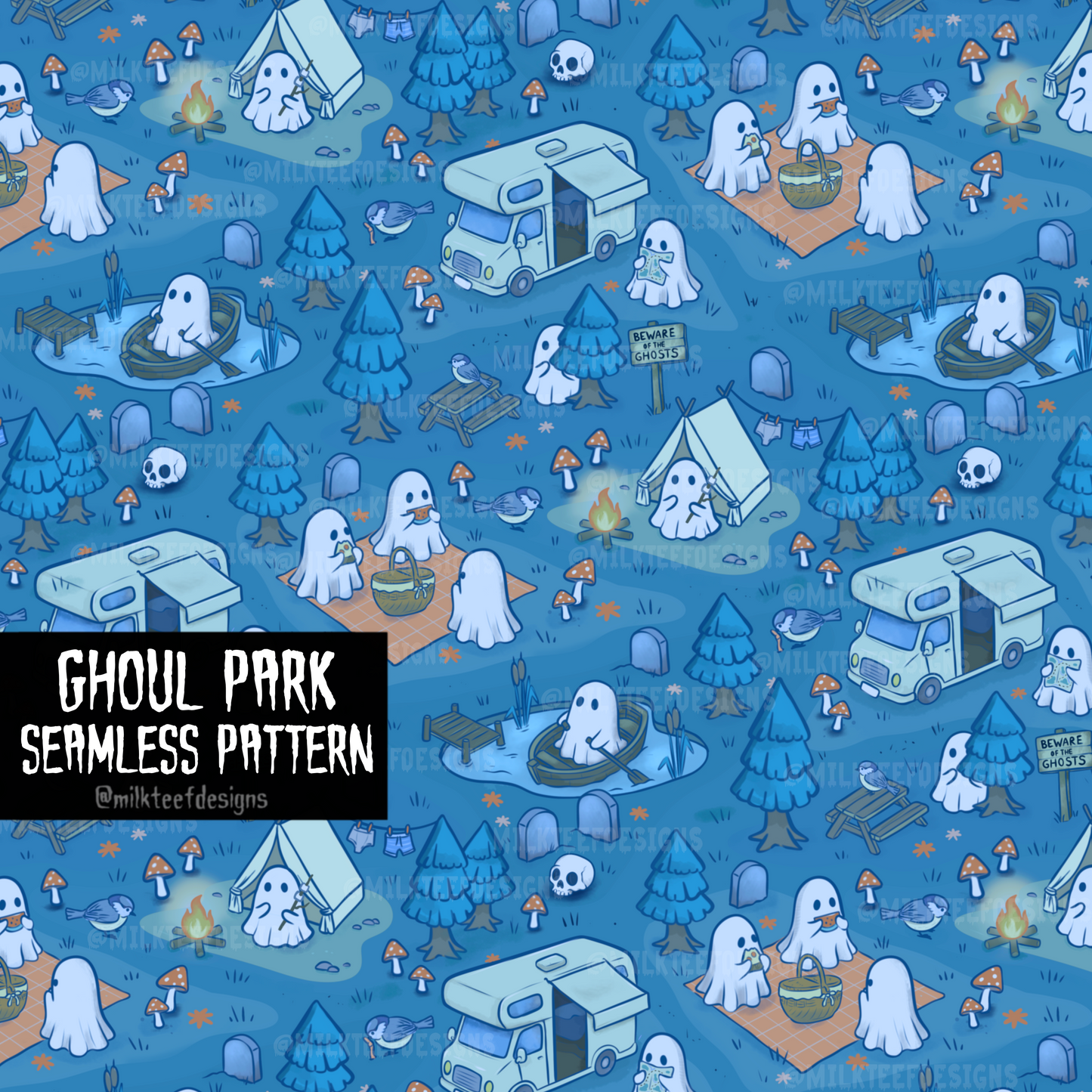 Ghoul Park / Seamless Patterns