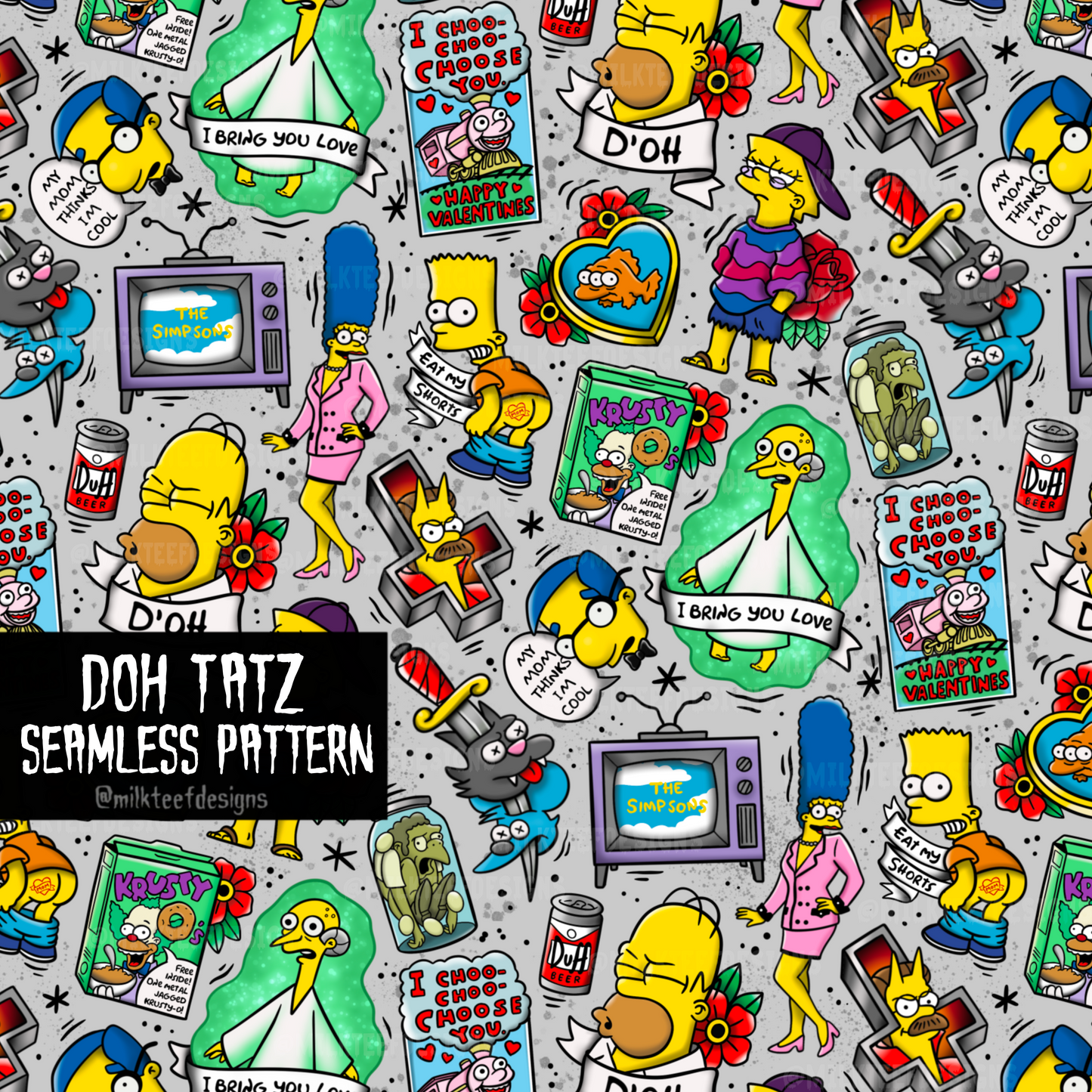 Doh Tatz / Seamless Pattern