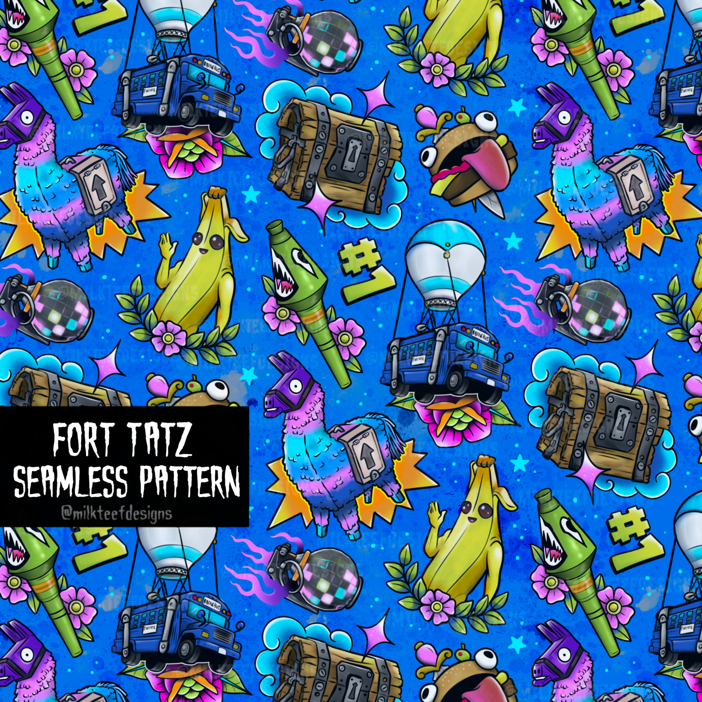 Fort Tatz / Seamless Pattern