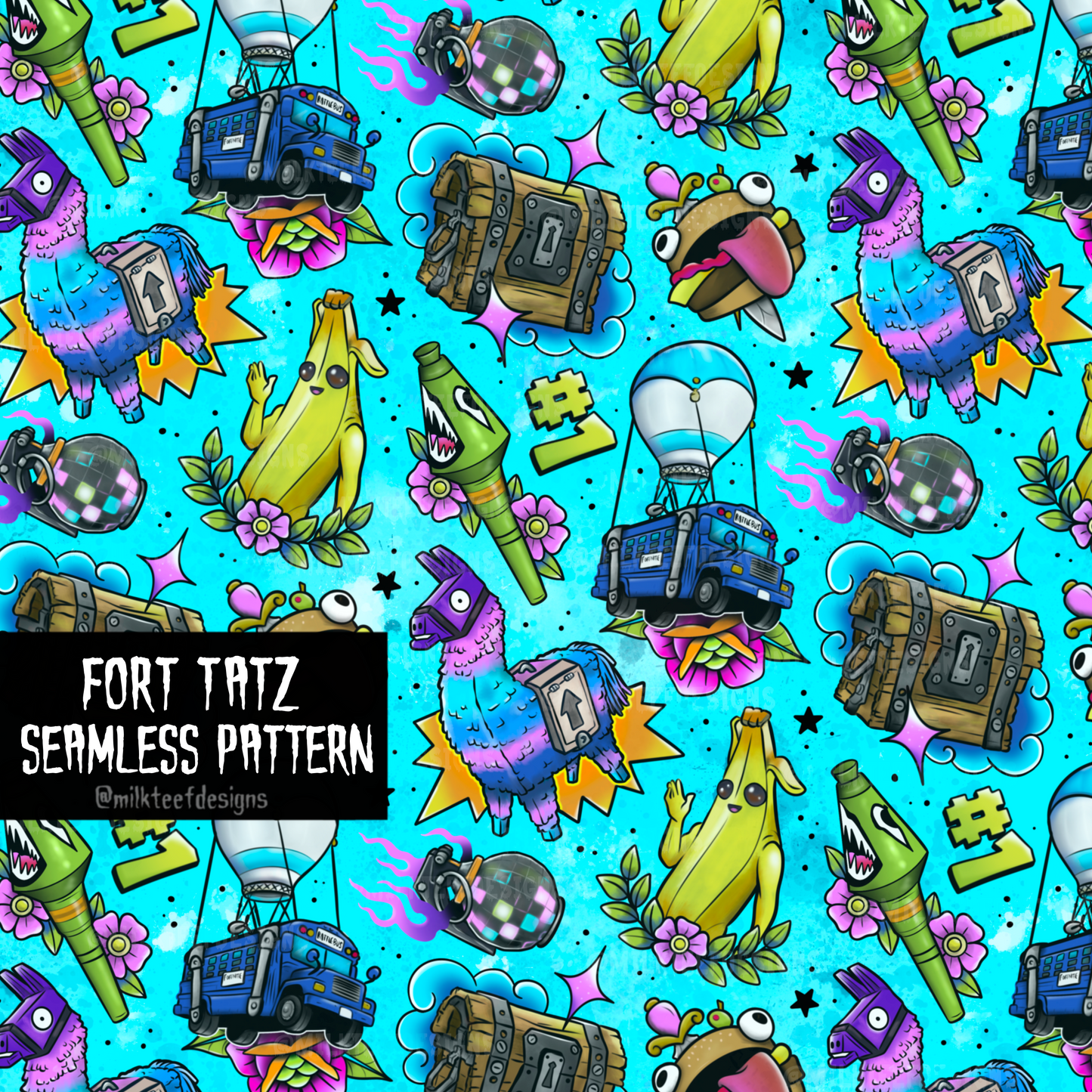 Fort Tatz / Seamless Pattern