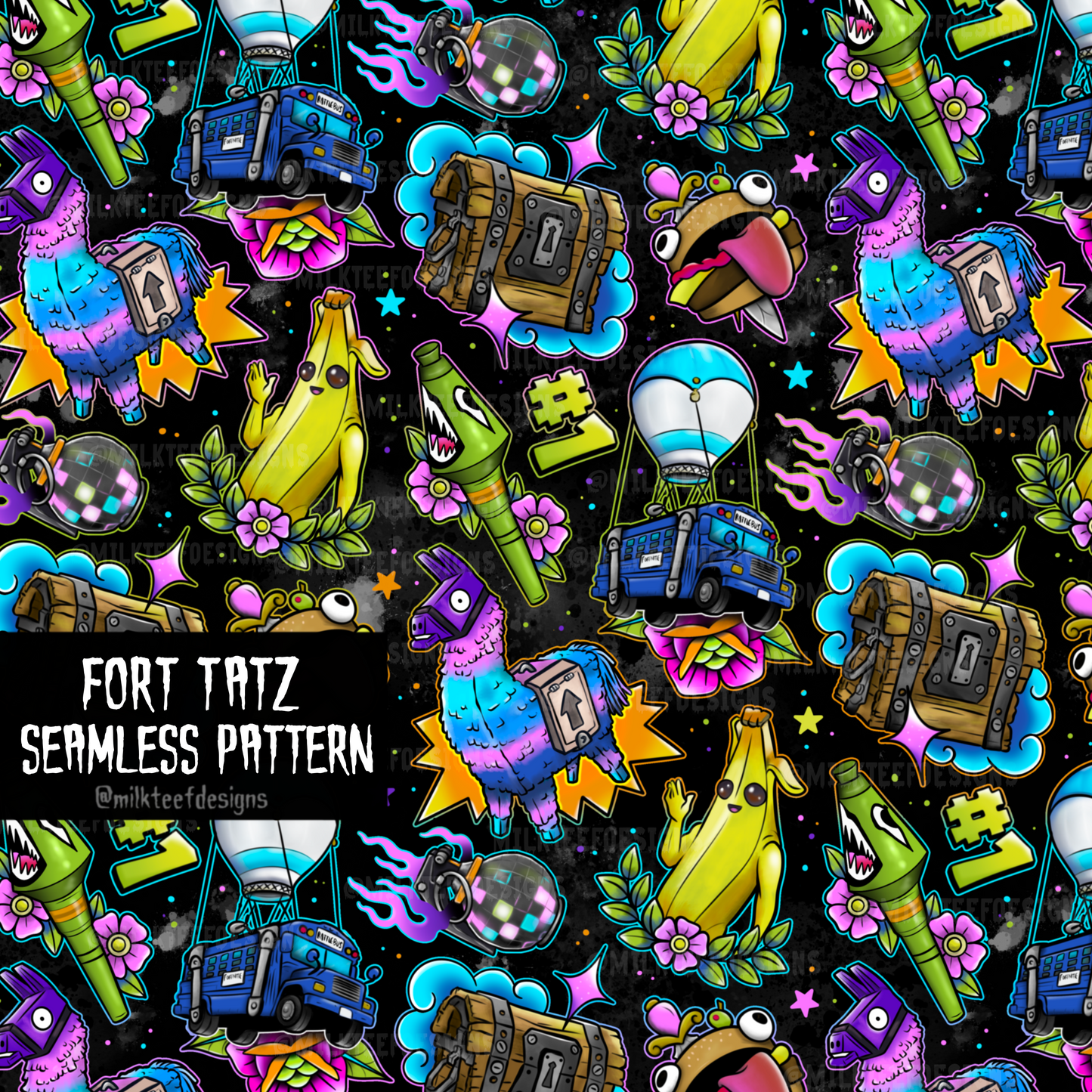 Fort Tatz / Seamless Pattern
