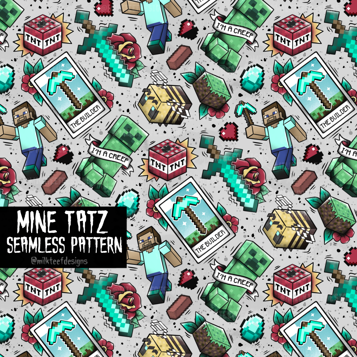 Mine Tatz / Seamless Pattern