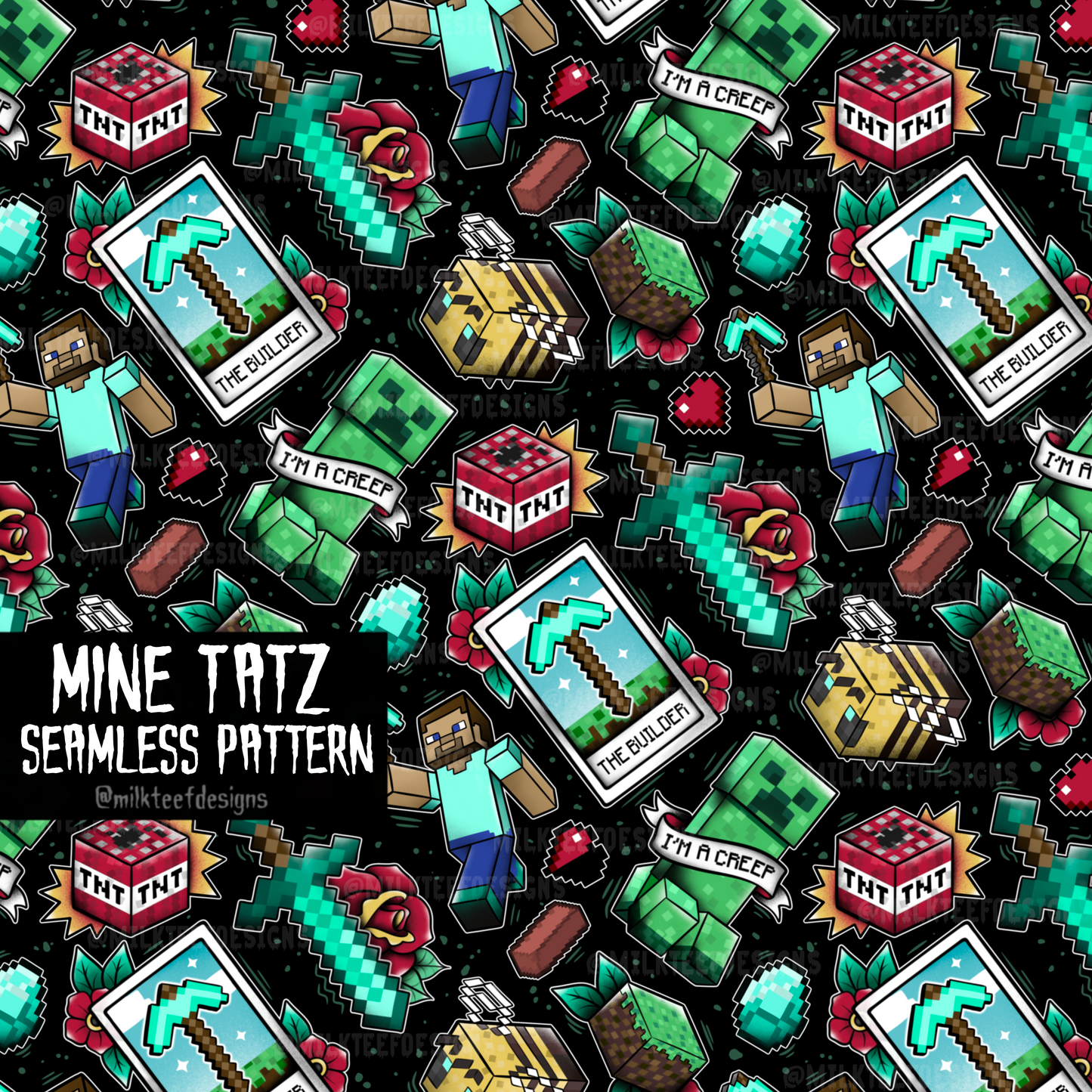 Mine Tatz / Seamless Pattern