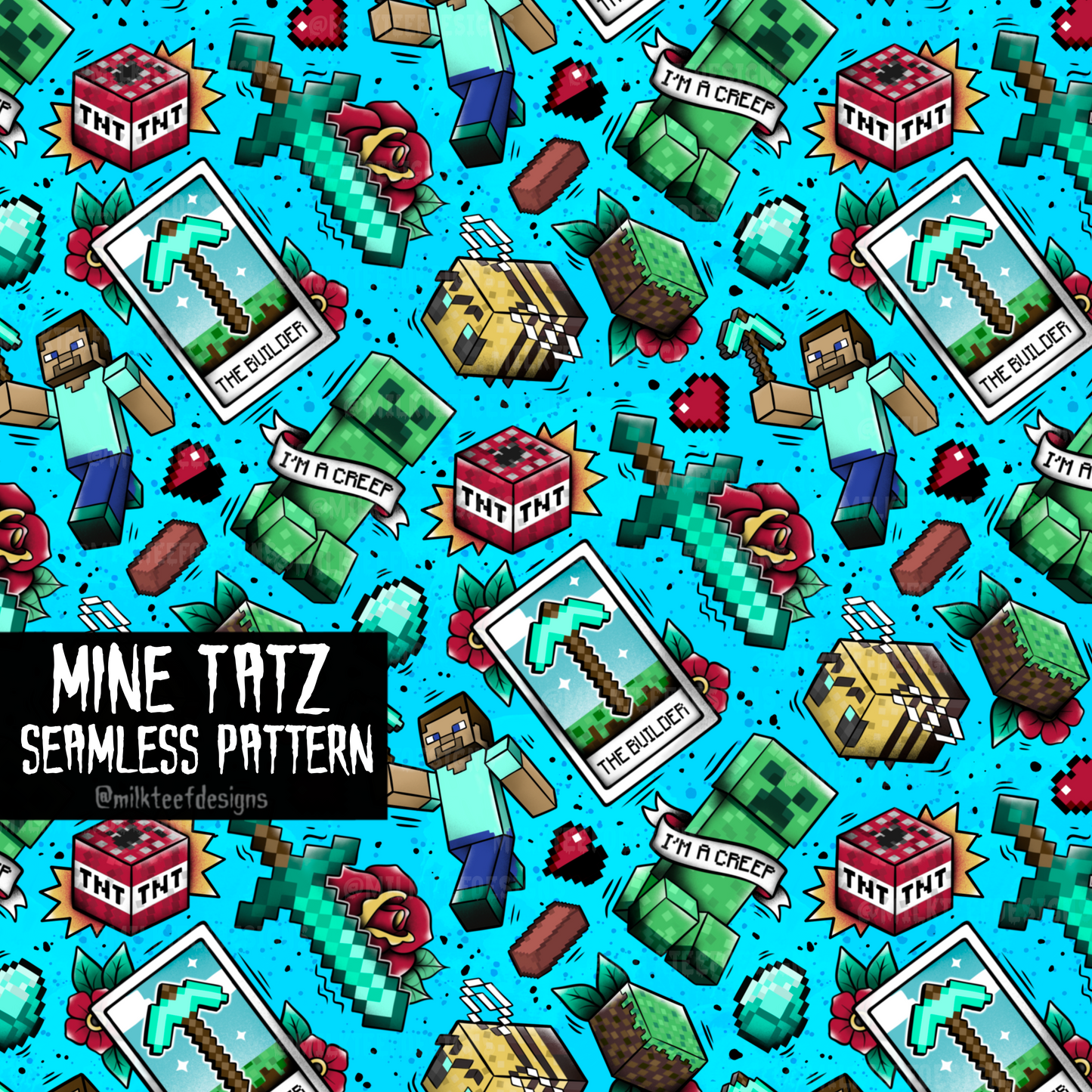 Mine Tatz / Seamless Pattern