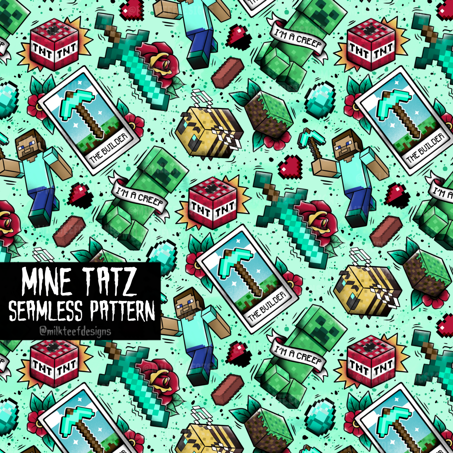 Mine Tatz / Seamless Pattern