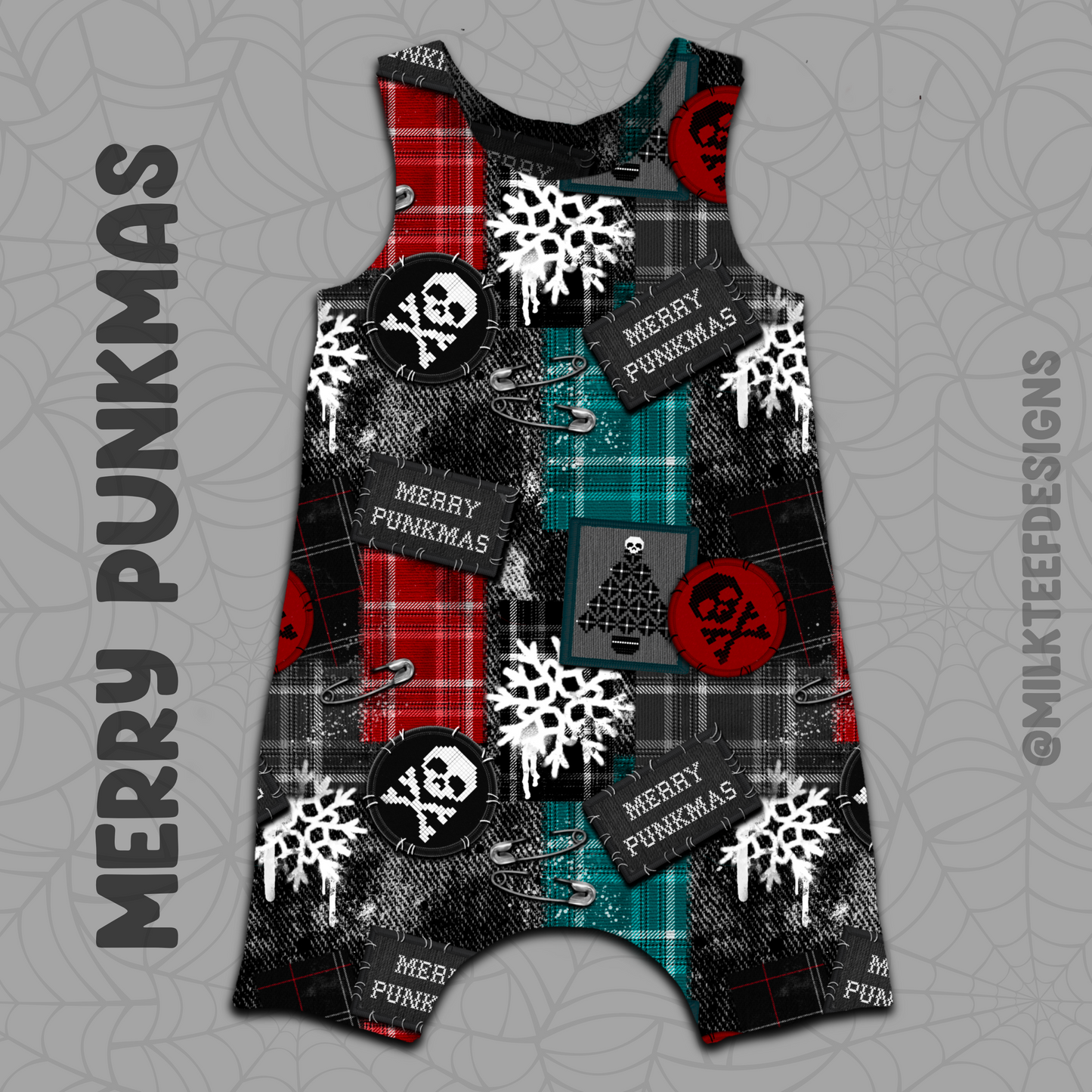 Merry Punkmas / Seamless Pattern
