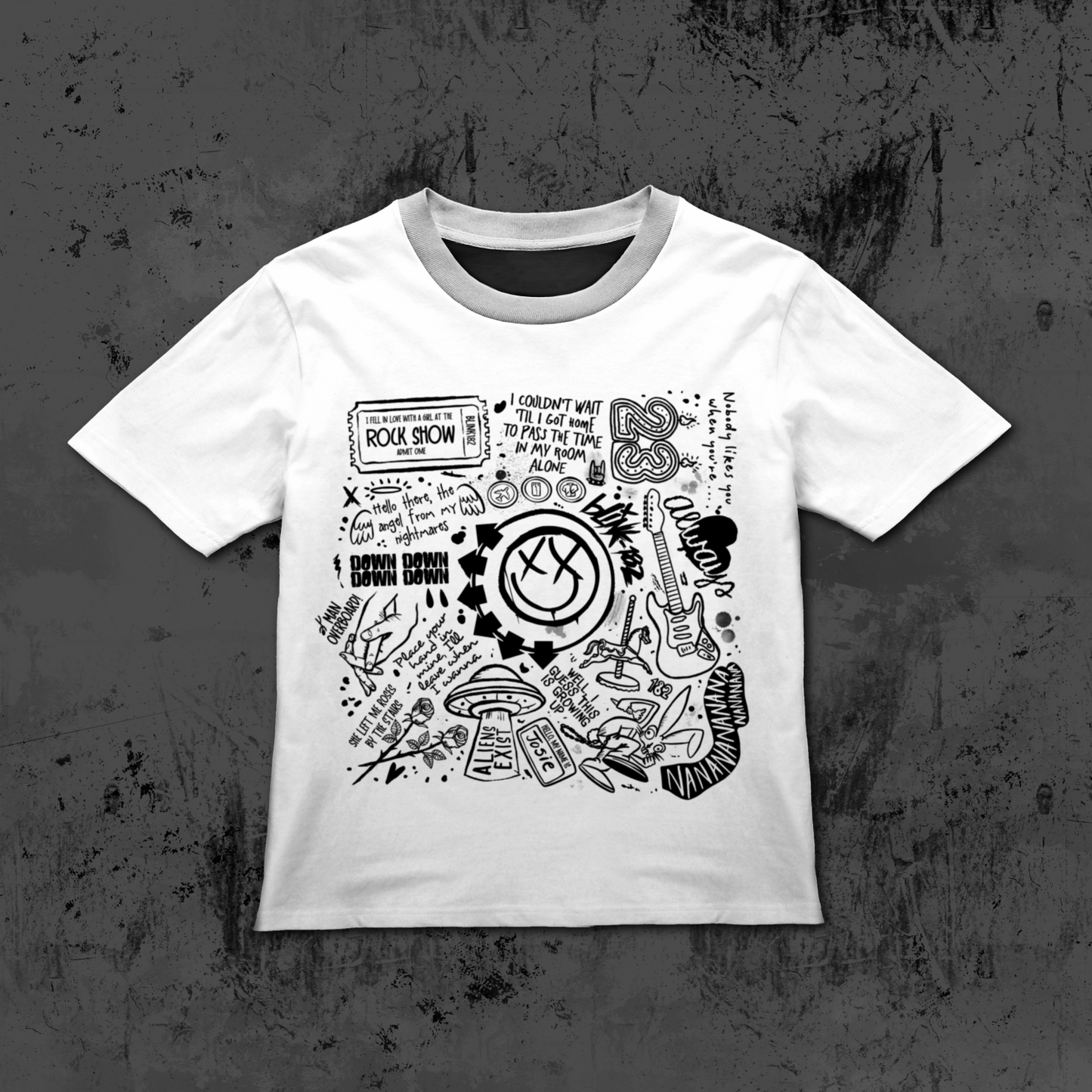 Blink Lyrics / Sublimation Design