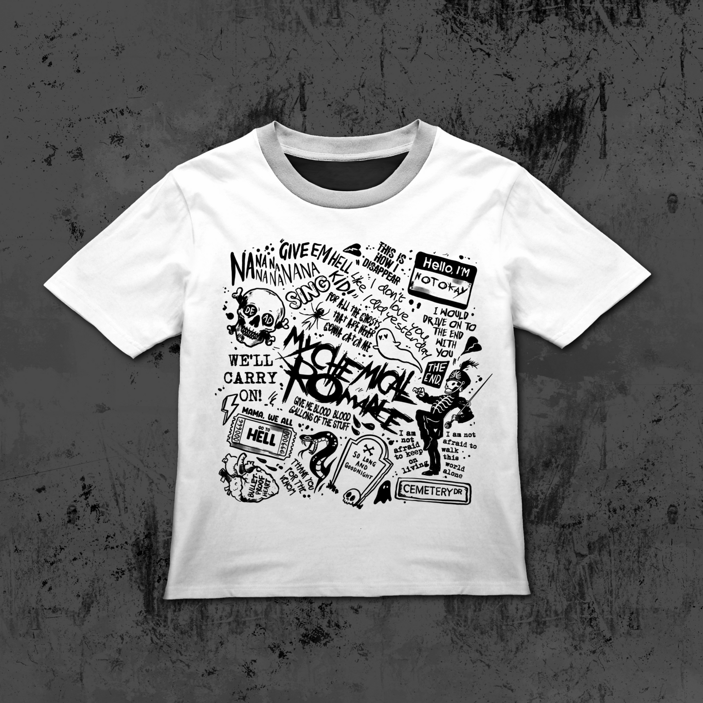 MCR Lyrics / Sublimation Design