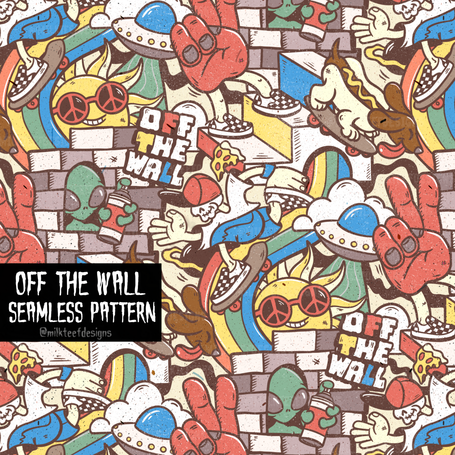 Off The Wall / Seamless Pattern