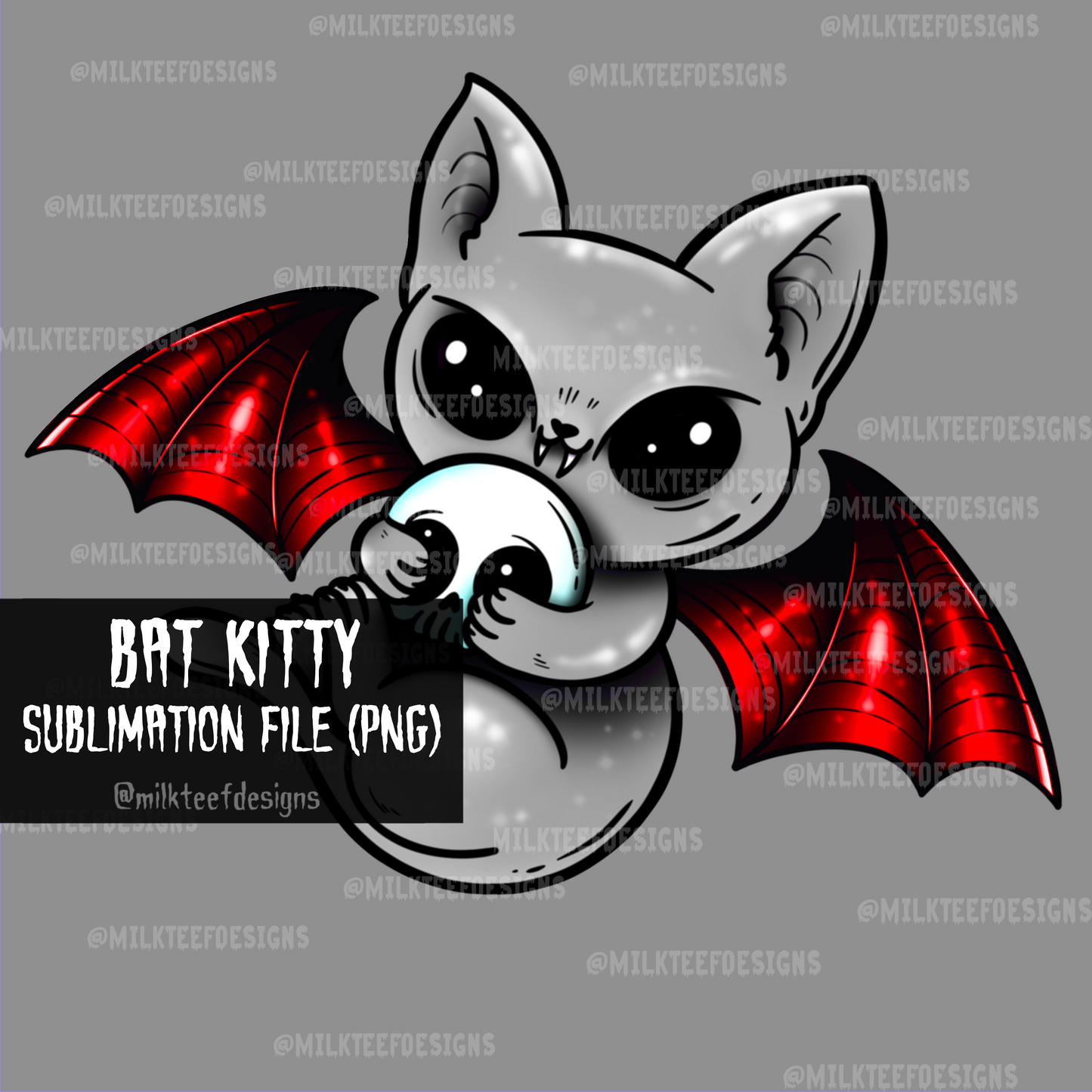 Bat Kitty / Sublimation File