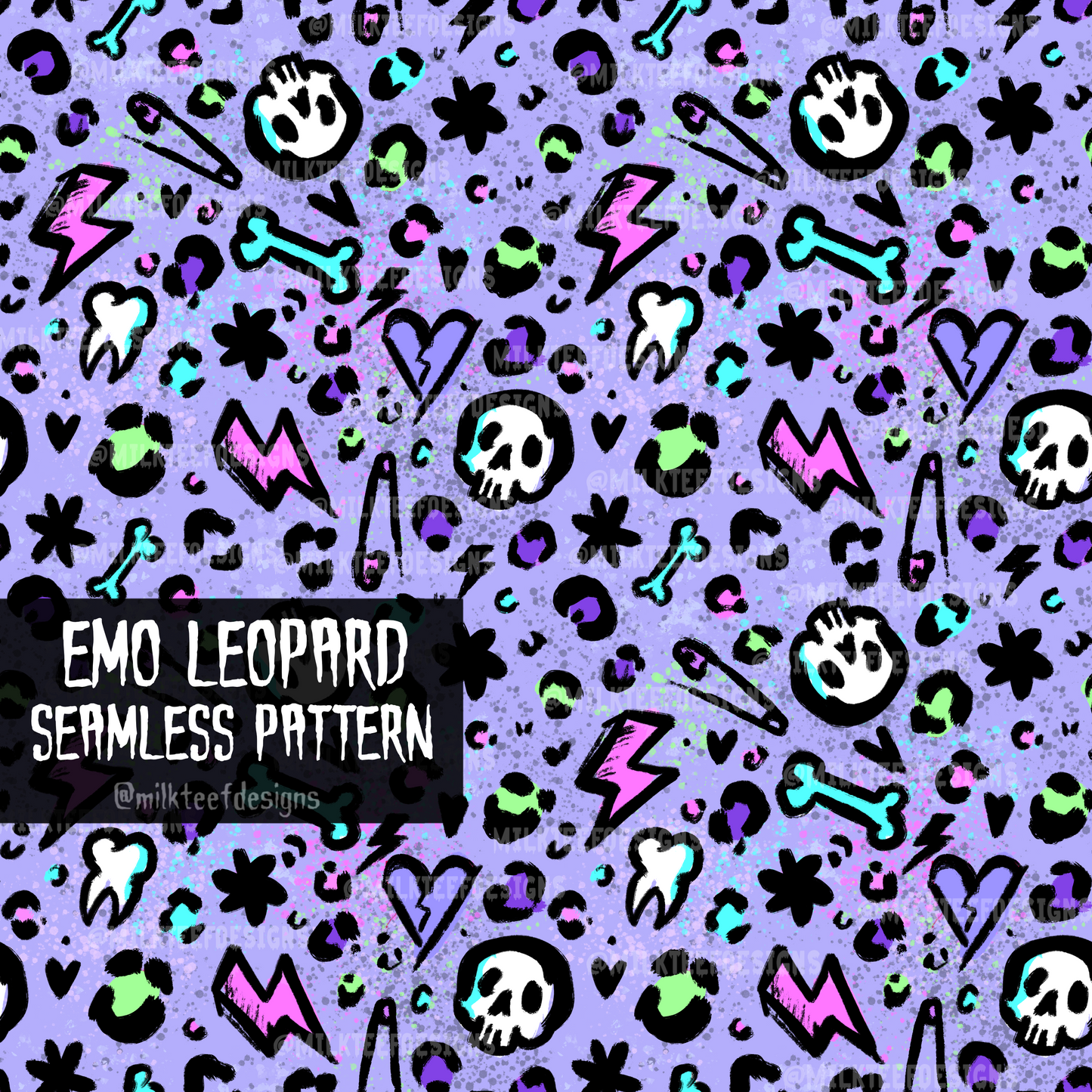 Emo Leopard / Seamless Patterns
