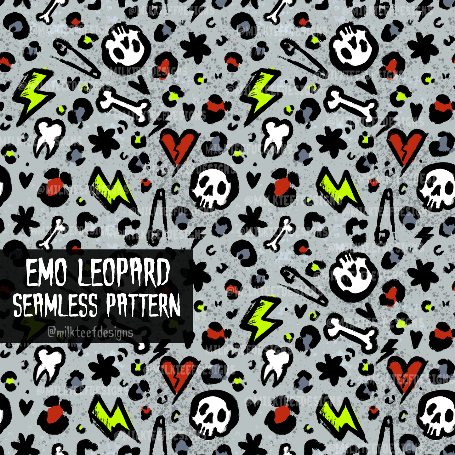 Emo Leopard / Seamless Patterns