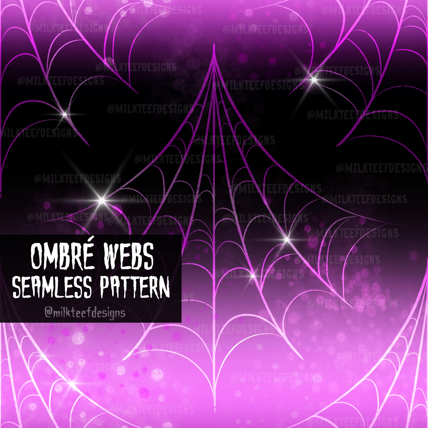 Ombre Webs / Seamless Patterns