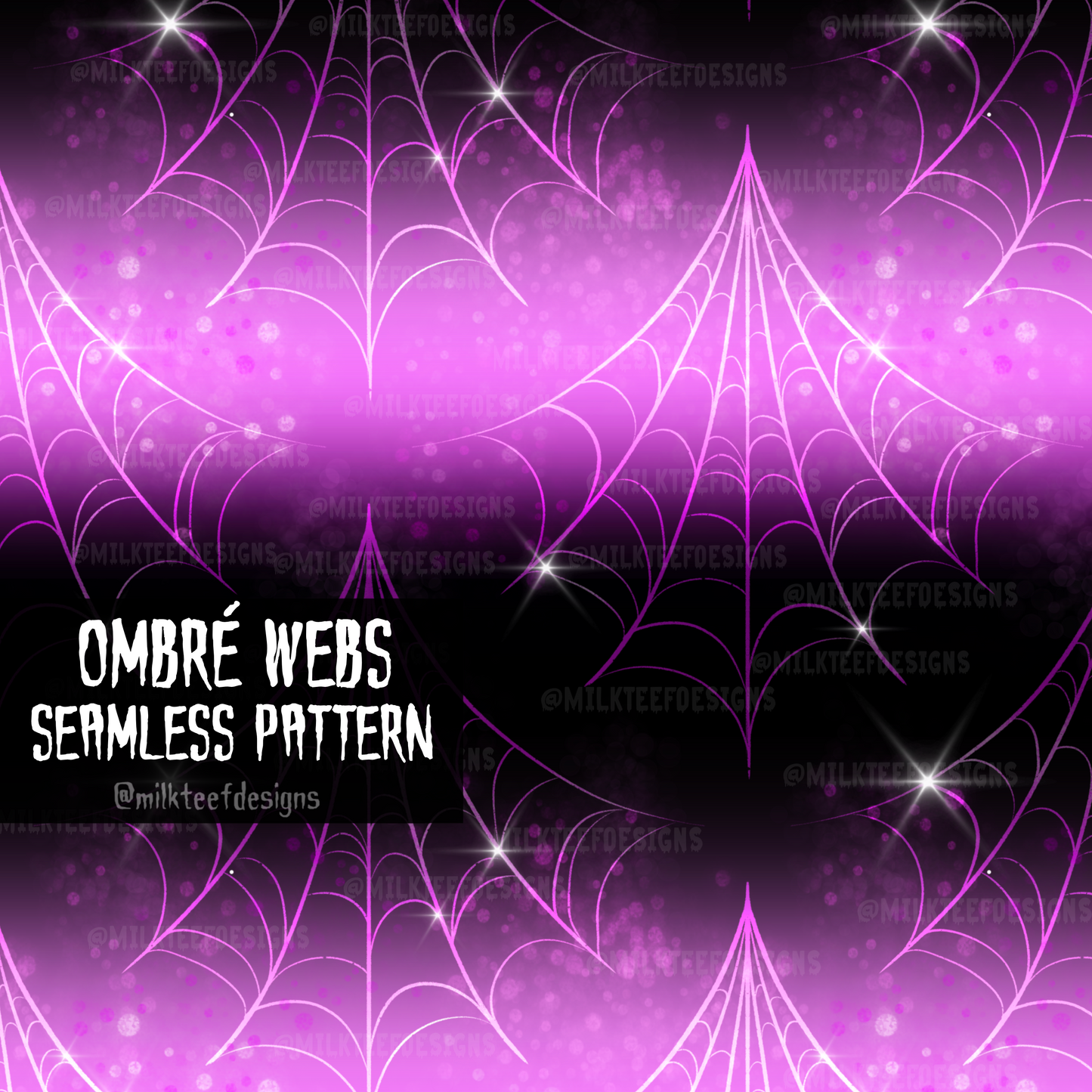 Ombre Webs / Seamless Patterns