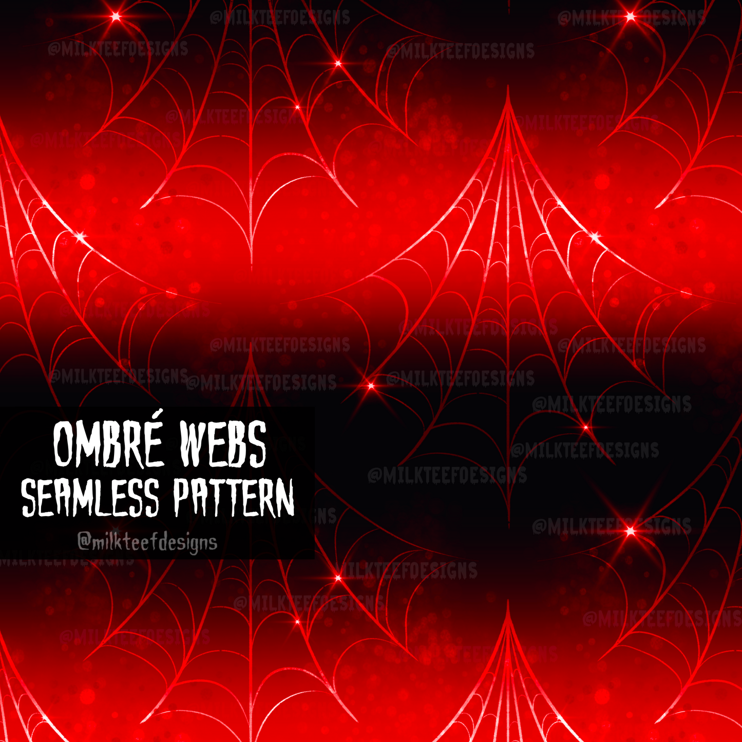 Ombre Webs / Seamless Patterns