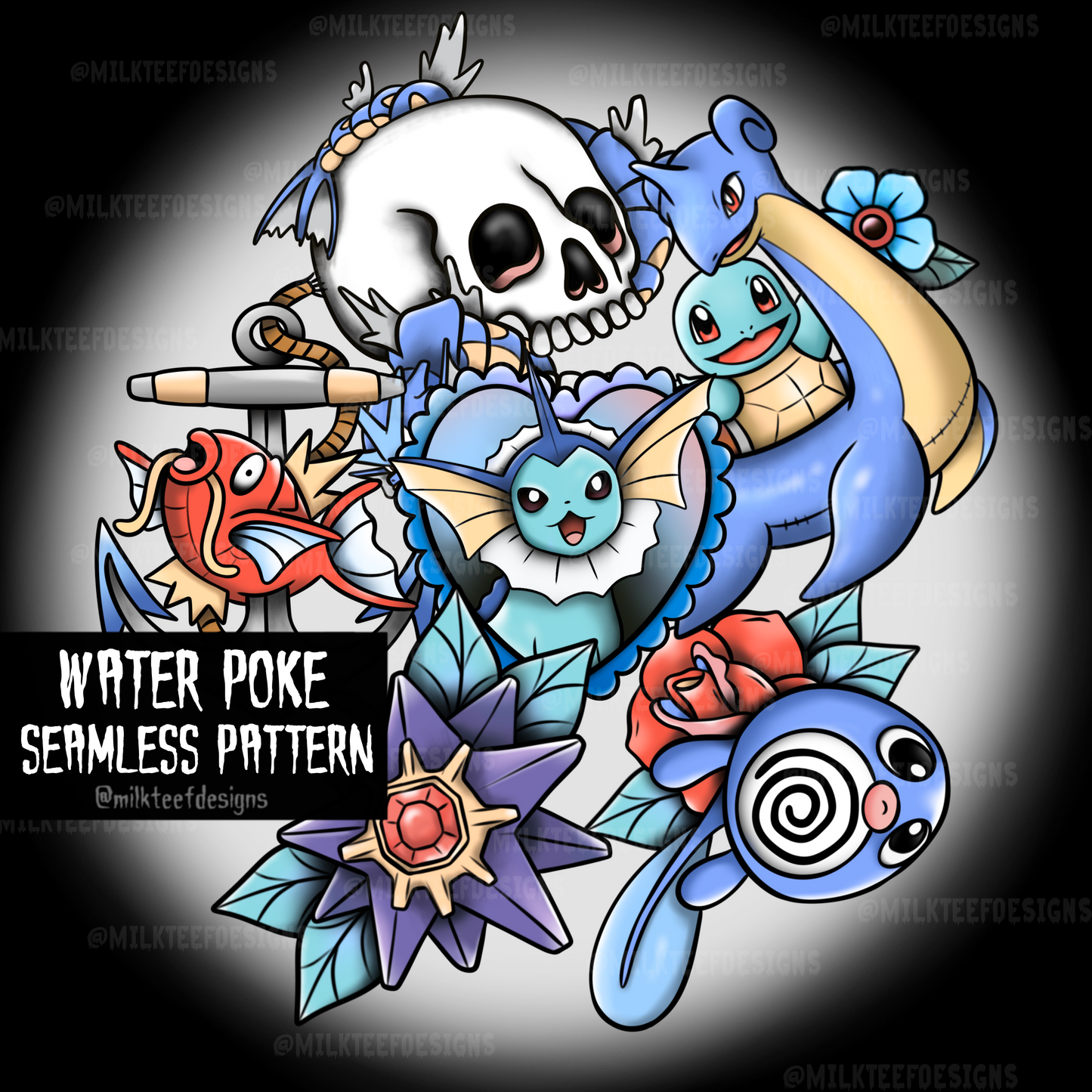Water Poke / Sublimation Bundle (PNG)